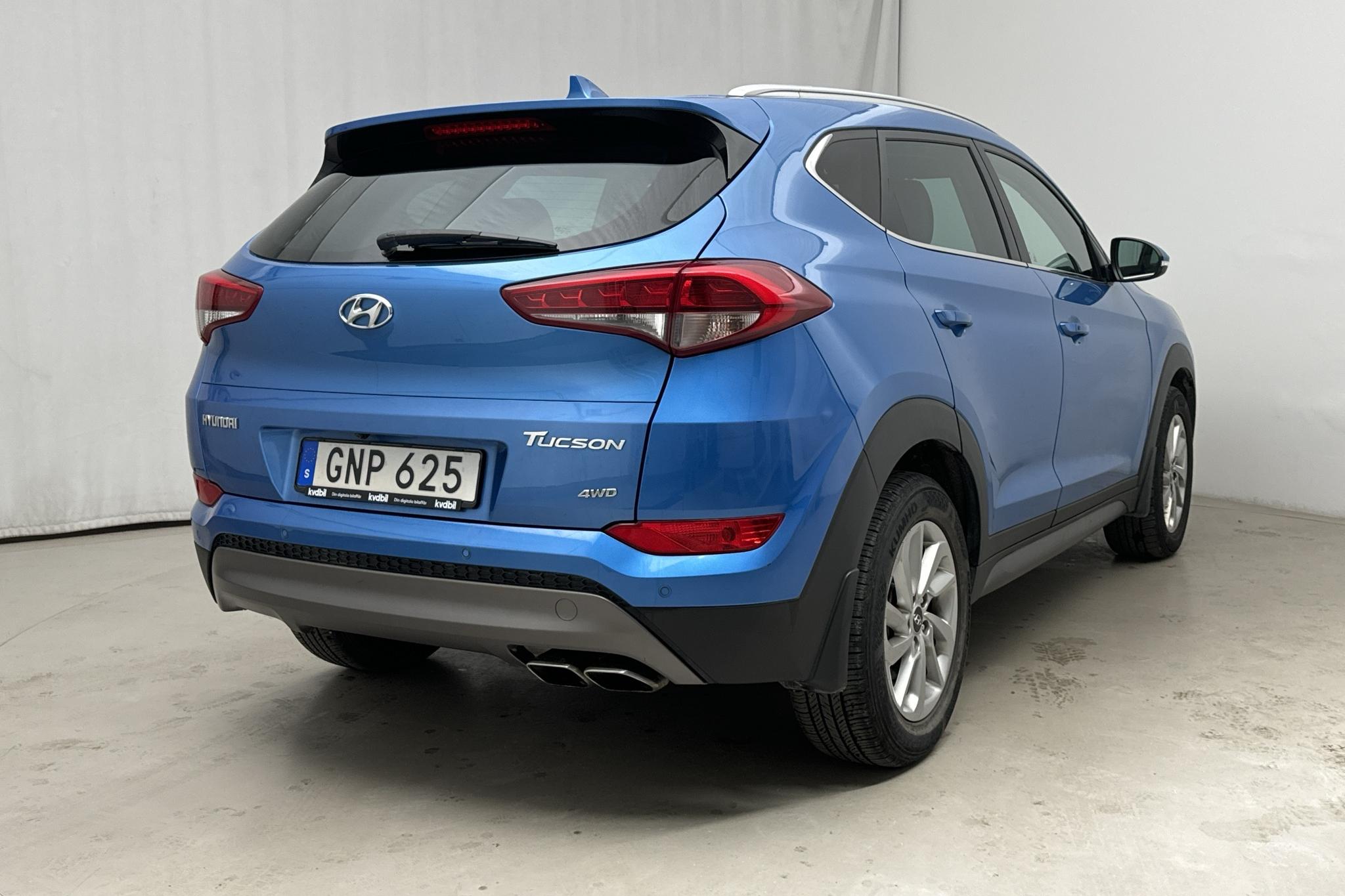 Hyundai Tucson 1.6 T-GDI 4WD (177hk) - 72 720 km - Automatic - Light Blue - 2016