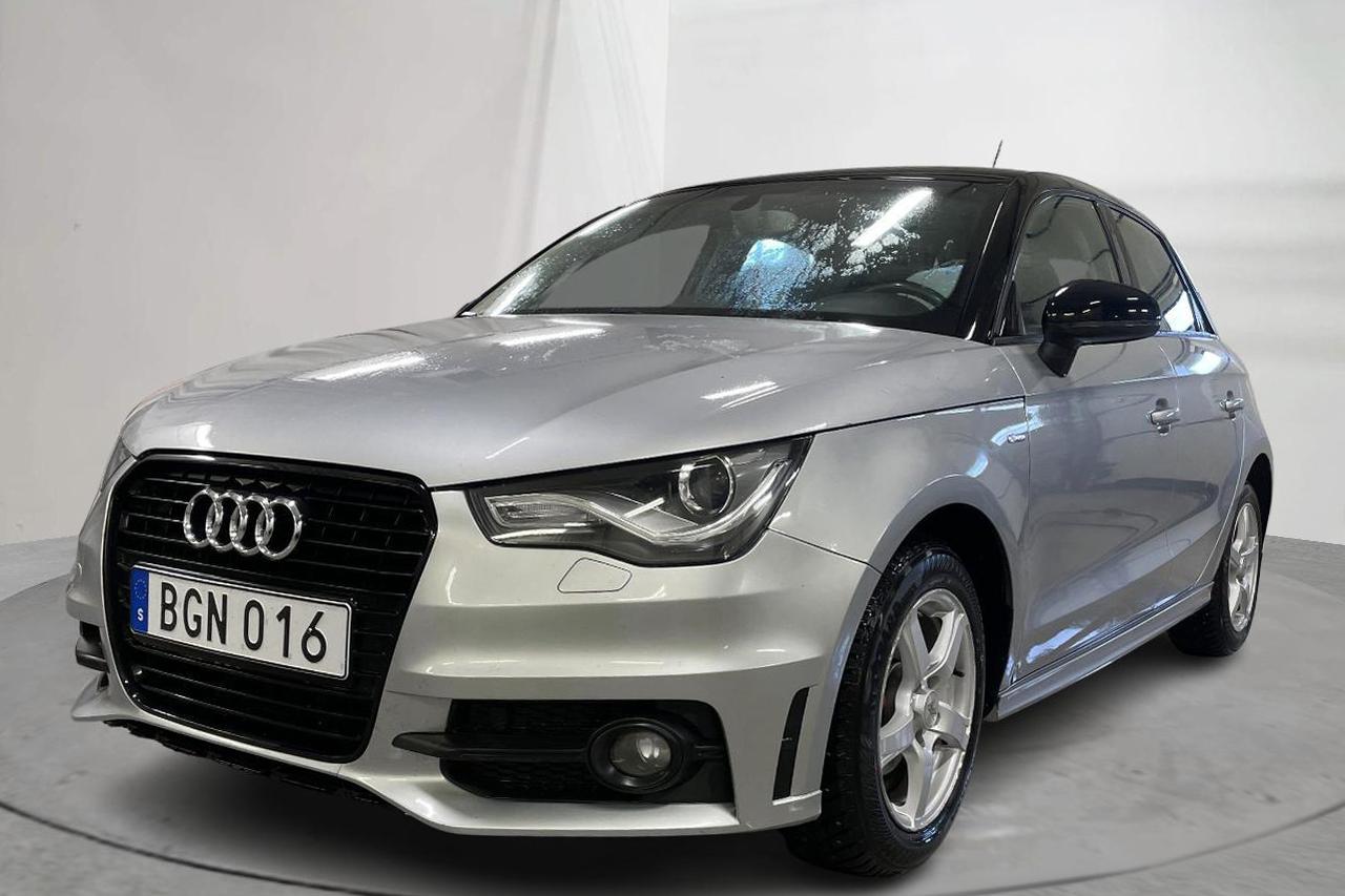 Audi A1 1.2 TFSI Sportback (86hk) - 97 710 km - Manual - silver - 2014