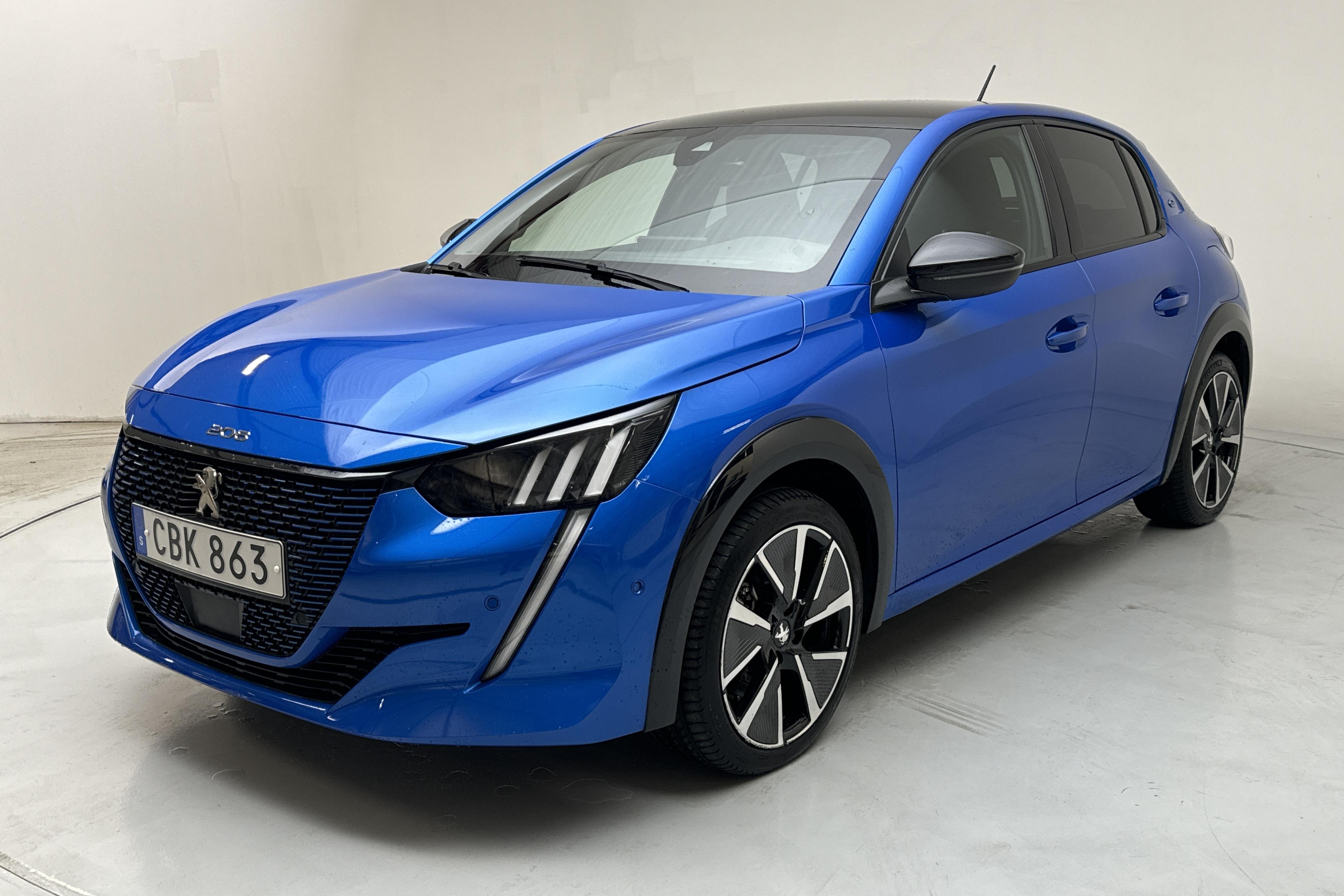 Peugeot e-208 50 kWh 5dr (136hk) - 23 350 km - Automatic - blue - 2022