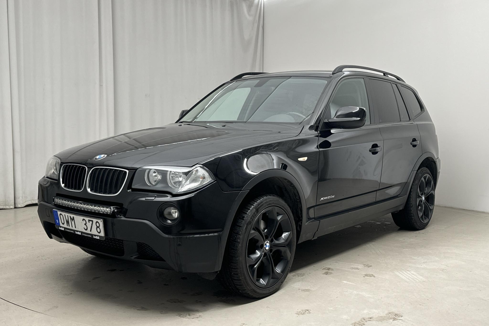 BMW X3 xDrive20d, E83 (177hk) - 247 590 km - Automatic - black - 2010