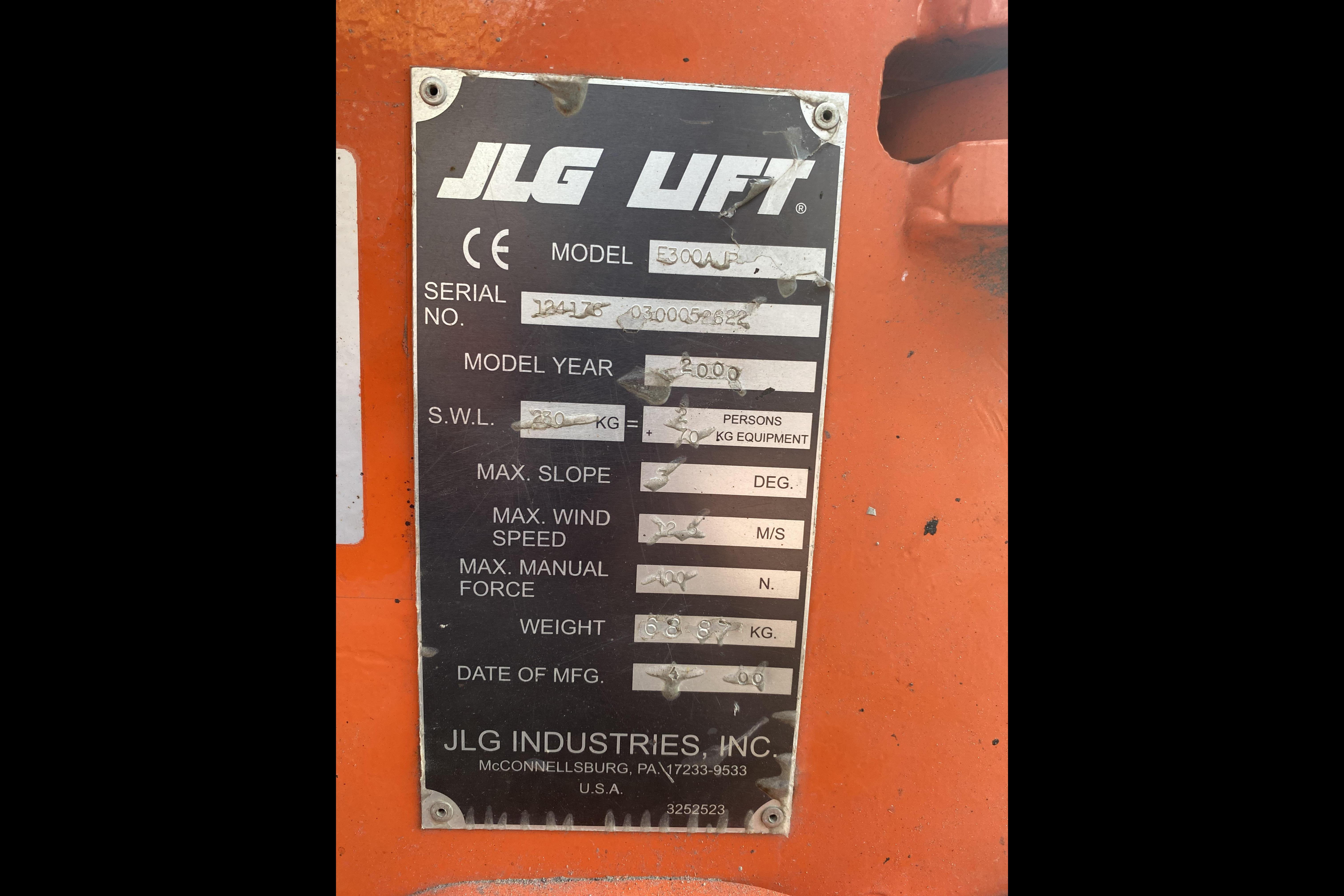 JLG 300AJP Bomlift (år -00) -  - 2000