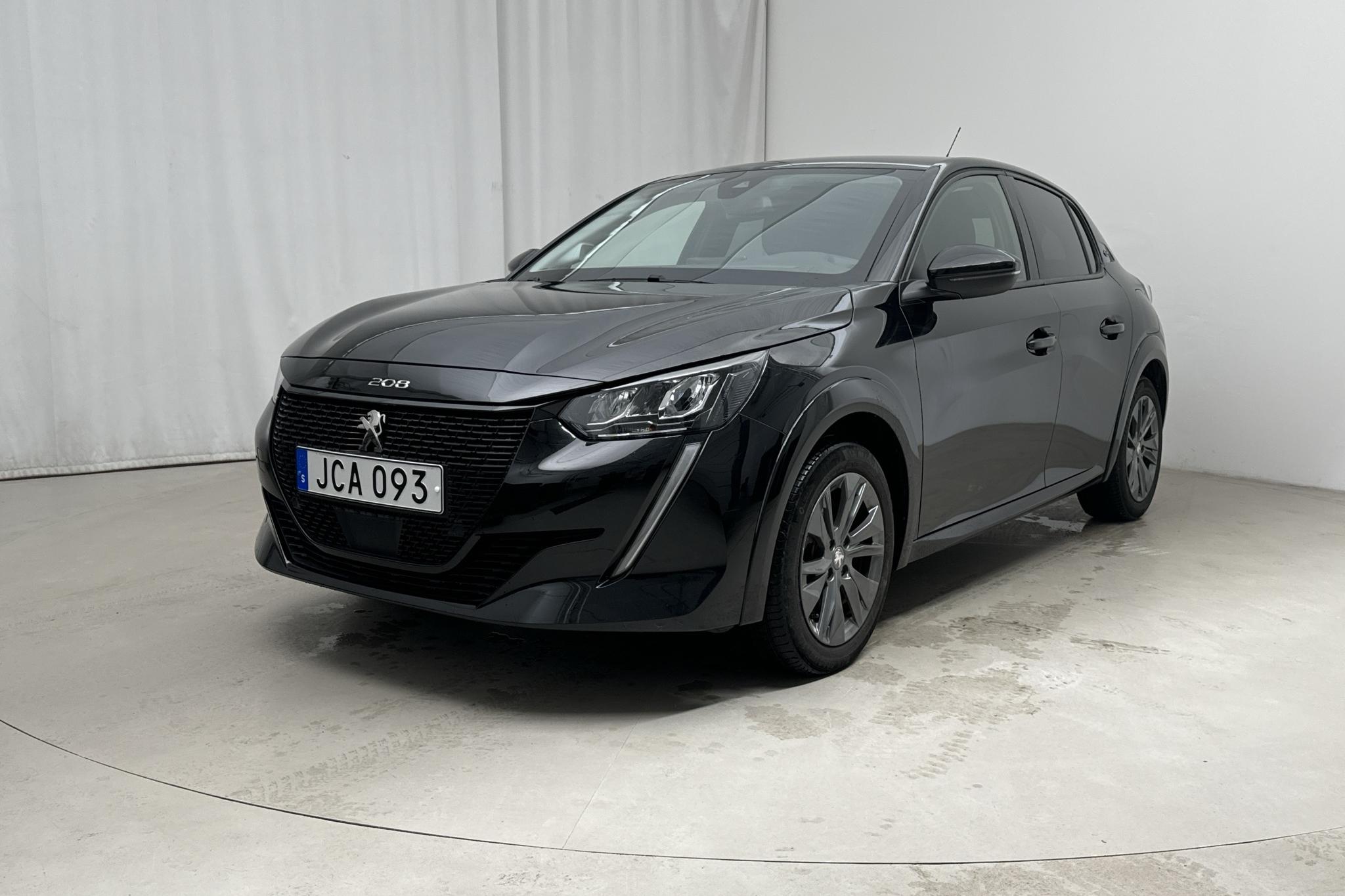 Peugeot e-208 50 kWh 5dr (136hk) - 33 210 km - Automatyczna - czarny - 2021