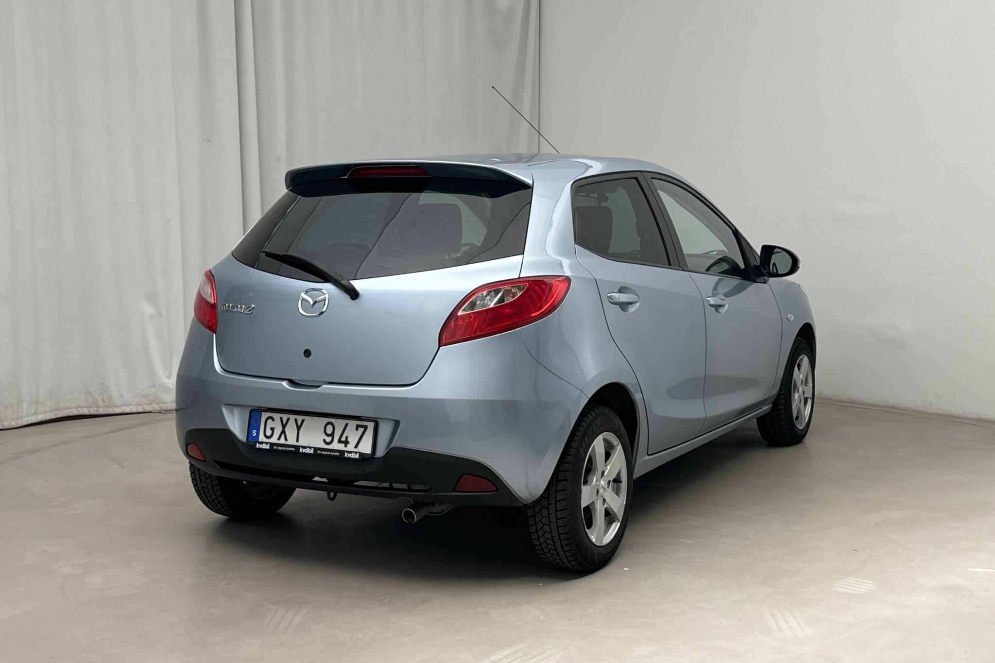 Mazda 2 1.3 5dr (84hk) - 86 010 km - Käsitsi - sinine - 2012