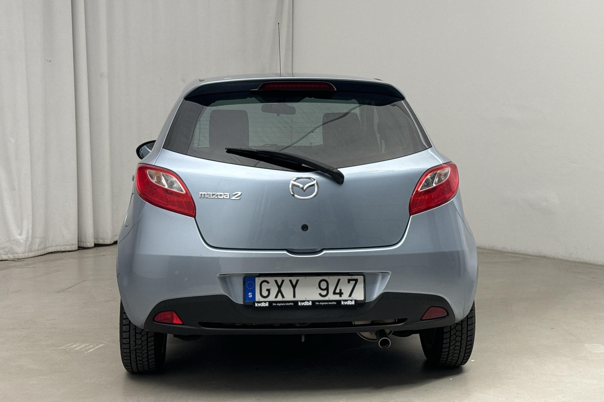 Mazda 2 1.3 5dr (84hk) - 86 010 km - Käsitsi - sinine - 2012