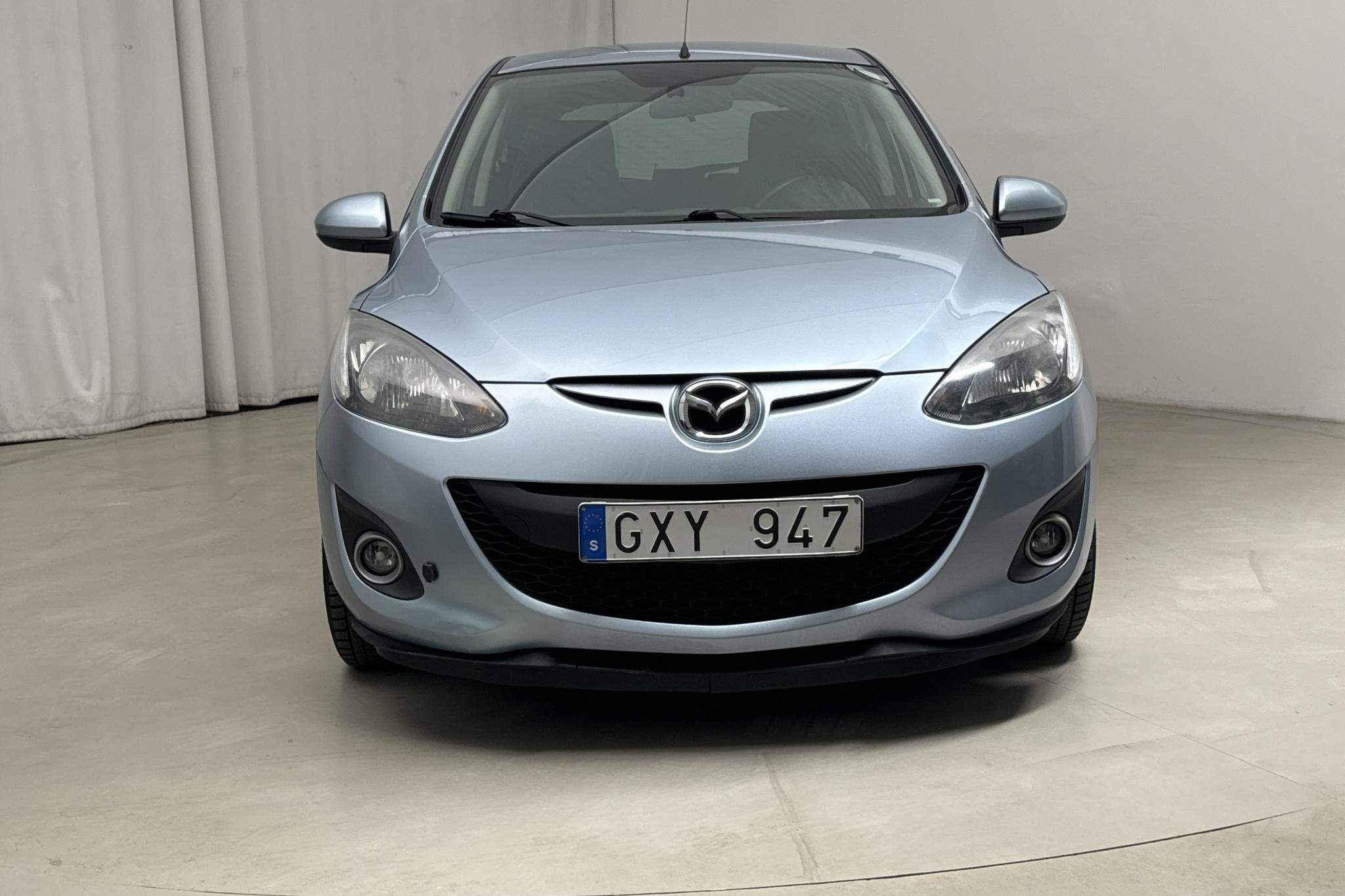 Mazda 2 1.3 5dr (84hk) - 86 010 km - Käsitsi - sinine - 2012