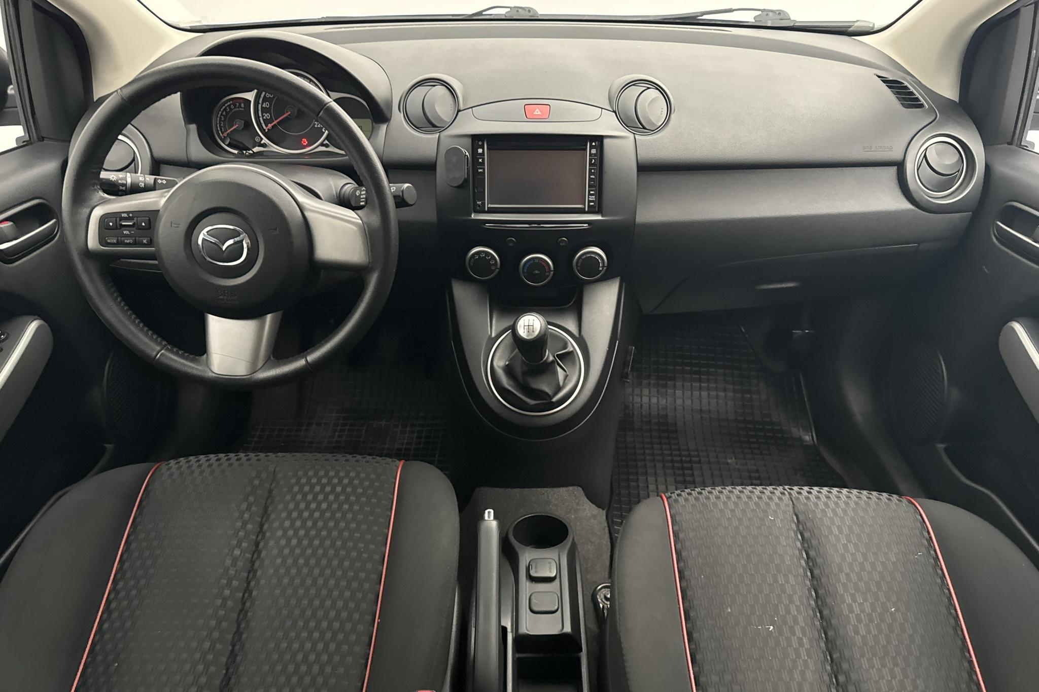 Mazda 2 1.3 5dr (84hk) - 86 010 km - Käsitsi - sinine - 2012