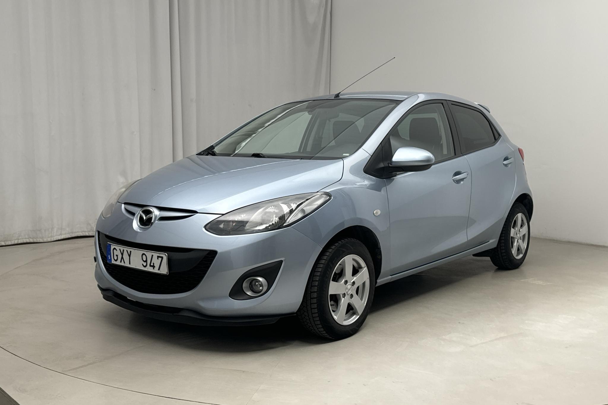 Mazda 2 1.3 5dr (84hk) - 86 010 km - Käsitsi - sinine - 2012