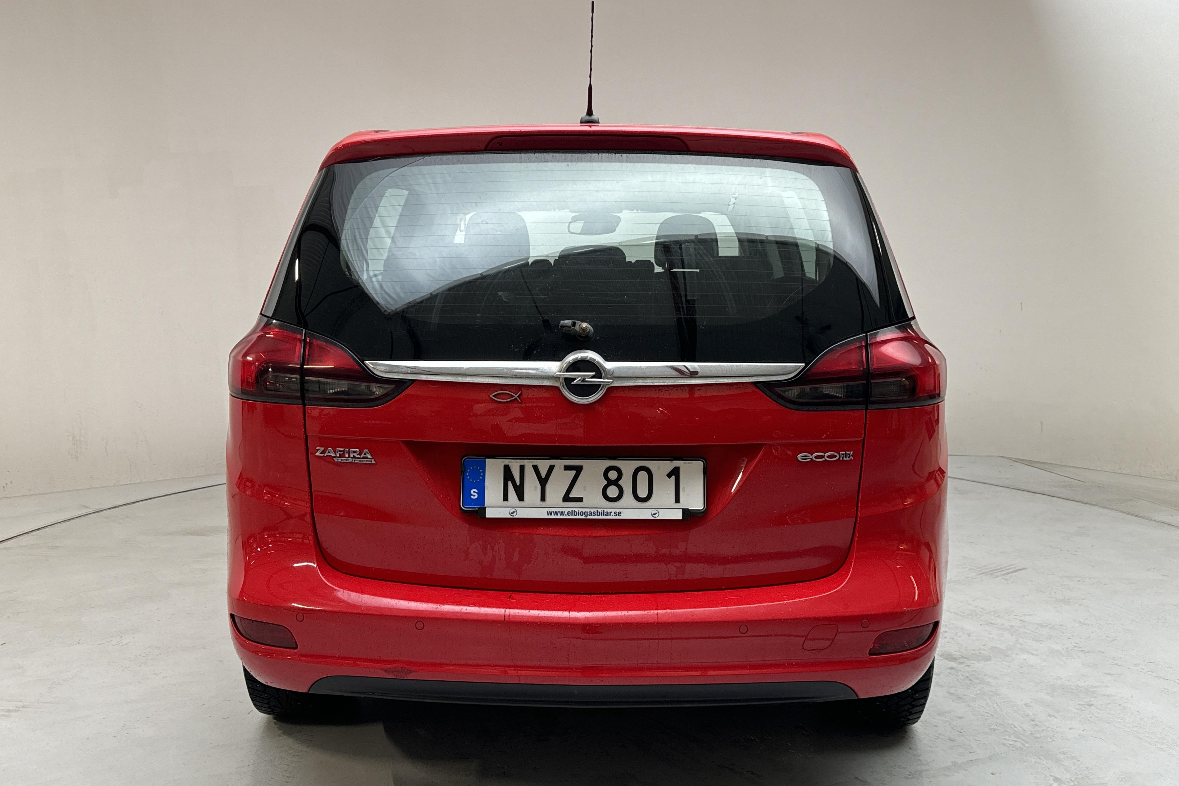 Opel Zafira 1.6 CNG ecoFLEX (150hk) - 97 070 km - Manual - red - 2016