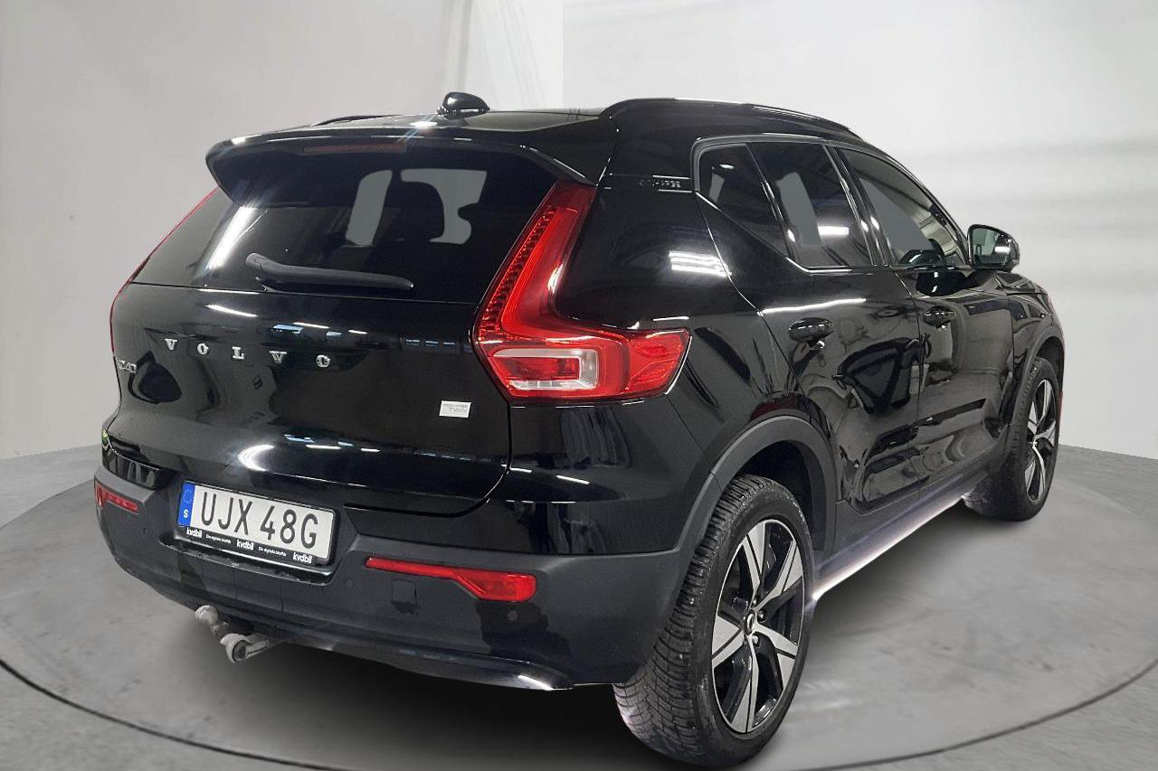 Volvo XC40 P8 Recharge Twin AWD (408hk) - 74 460 km - Automaattinen - musta - 2022