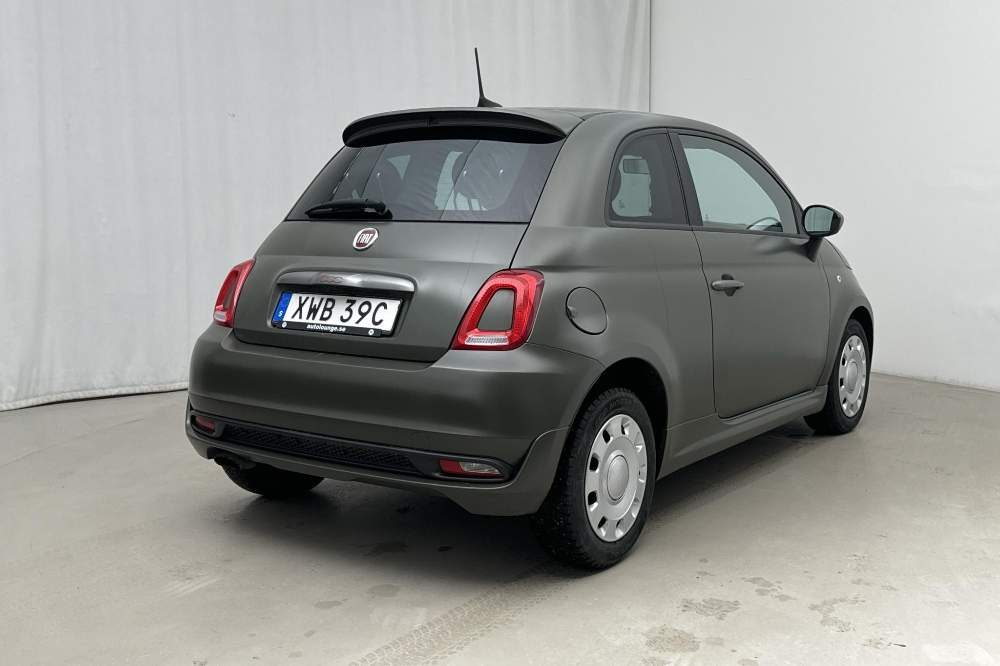 Fiat 500 0.9 (85hk) - 65 710 km - Manual - green - 2020