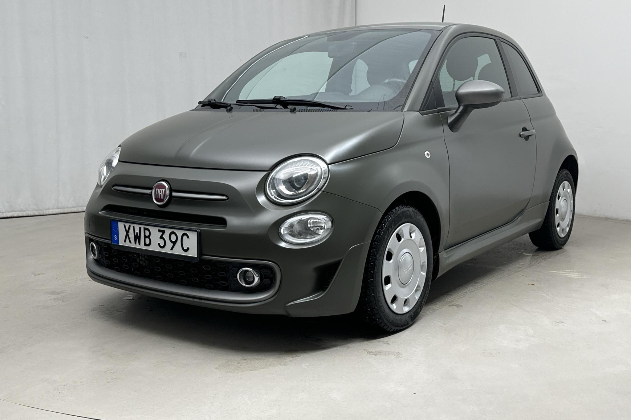 Fiat 500 0.9 (85hk) - 65 710 km - Manual - green - 2020