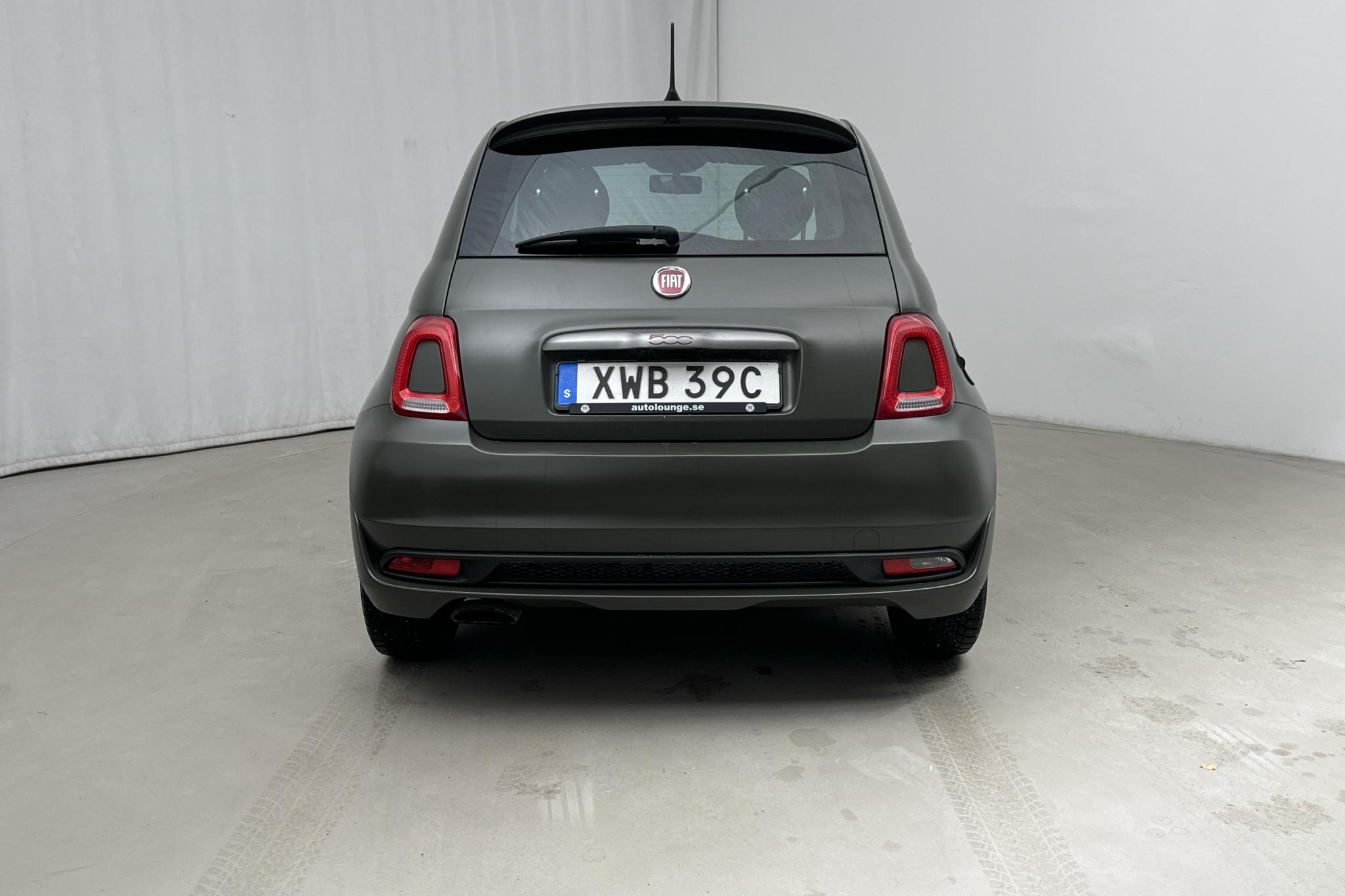 Fiat 500 0.9 (85hk) - 65 710 km - Manual - green - 2020