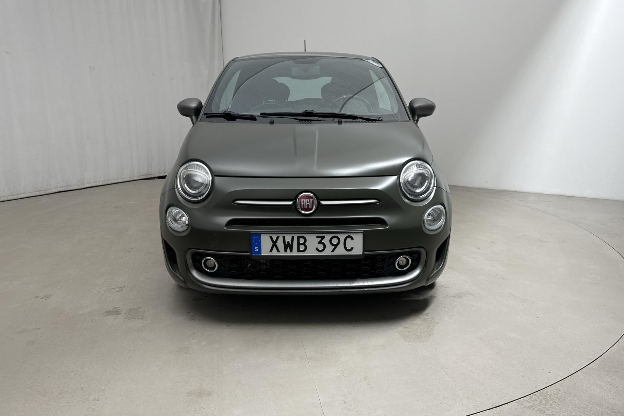 Fiat 500 0.9 (85hk) - 65 710 km - Manual - green - 2020