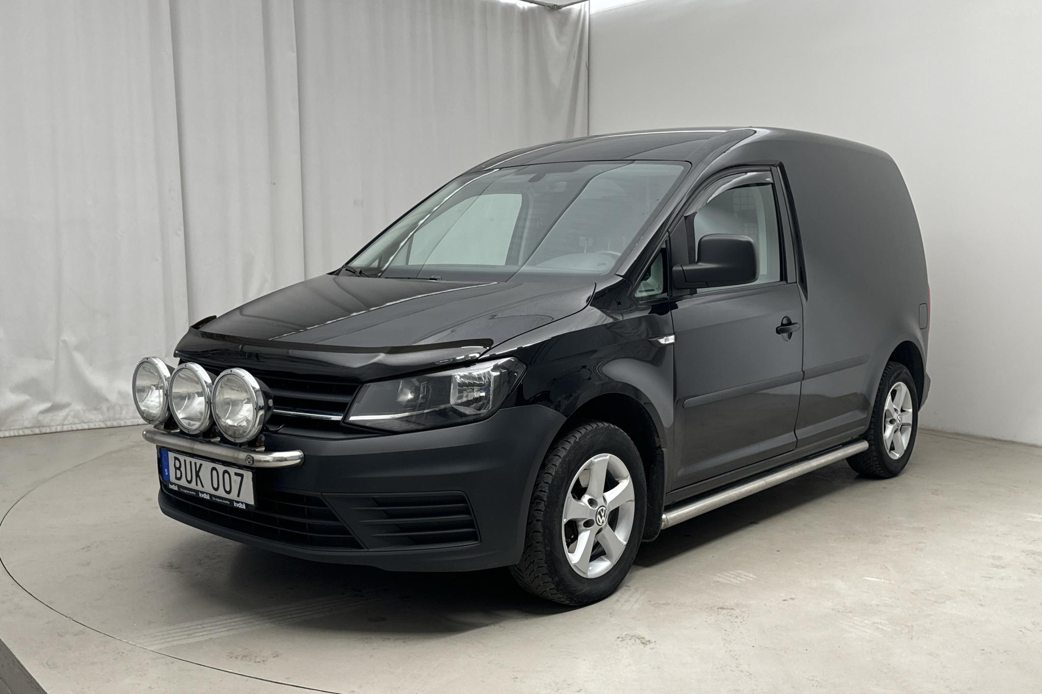 VW Caddy 1.6 TDI Skåp (102hk) - 115 960 km - Automaatne - must - 2016