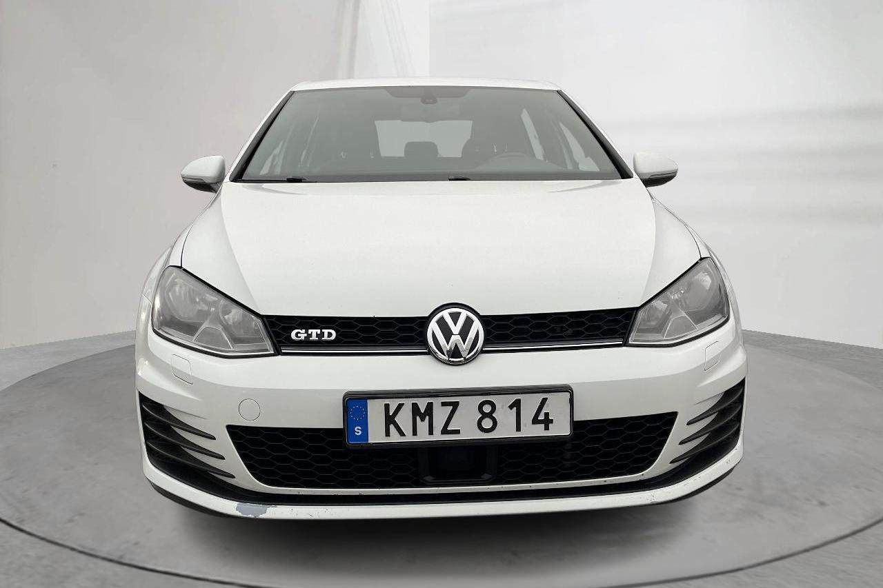 VW Golf VII GTD 2.0 5dr (184hk) - 246 210 km - Manuaalinen - valkoinen - 2014