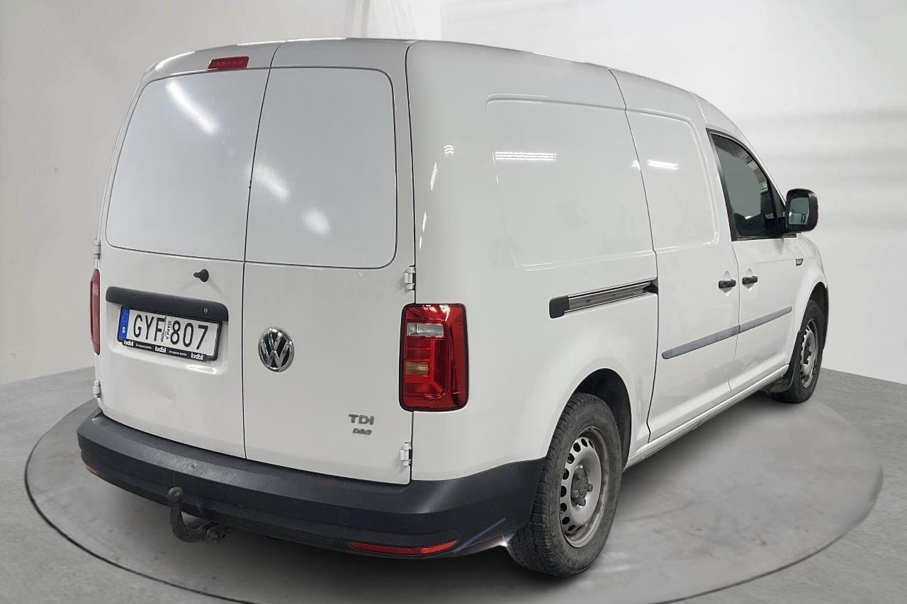 VW Caddy 2.0 TDI Maxi Skåp (102hk) - 13 956 mil - Automat - vit - 2017