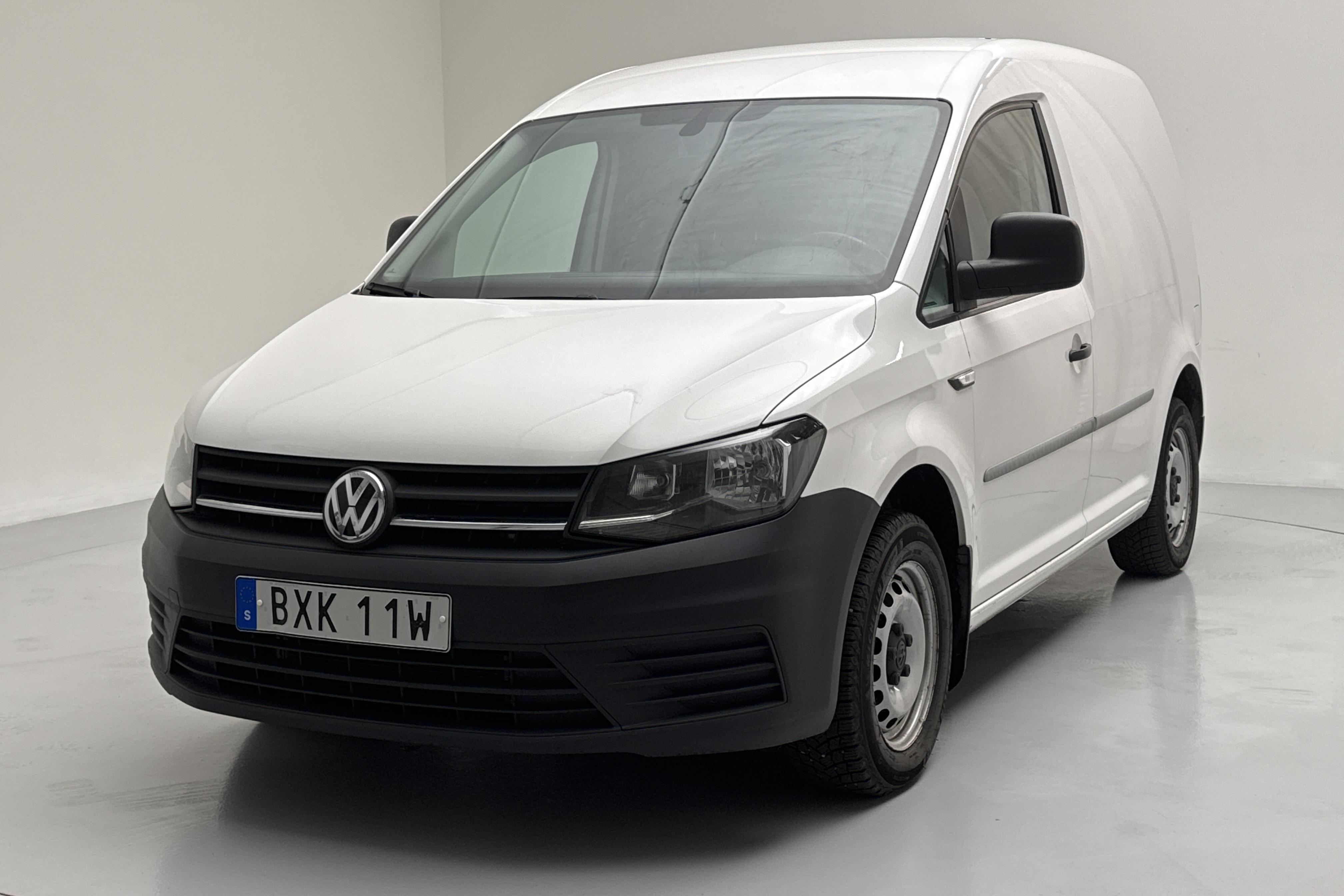 VW Caddy 2.0 TDI Skåp (102hk) - 168 320 km - Automatyczna - biały - 2019