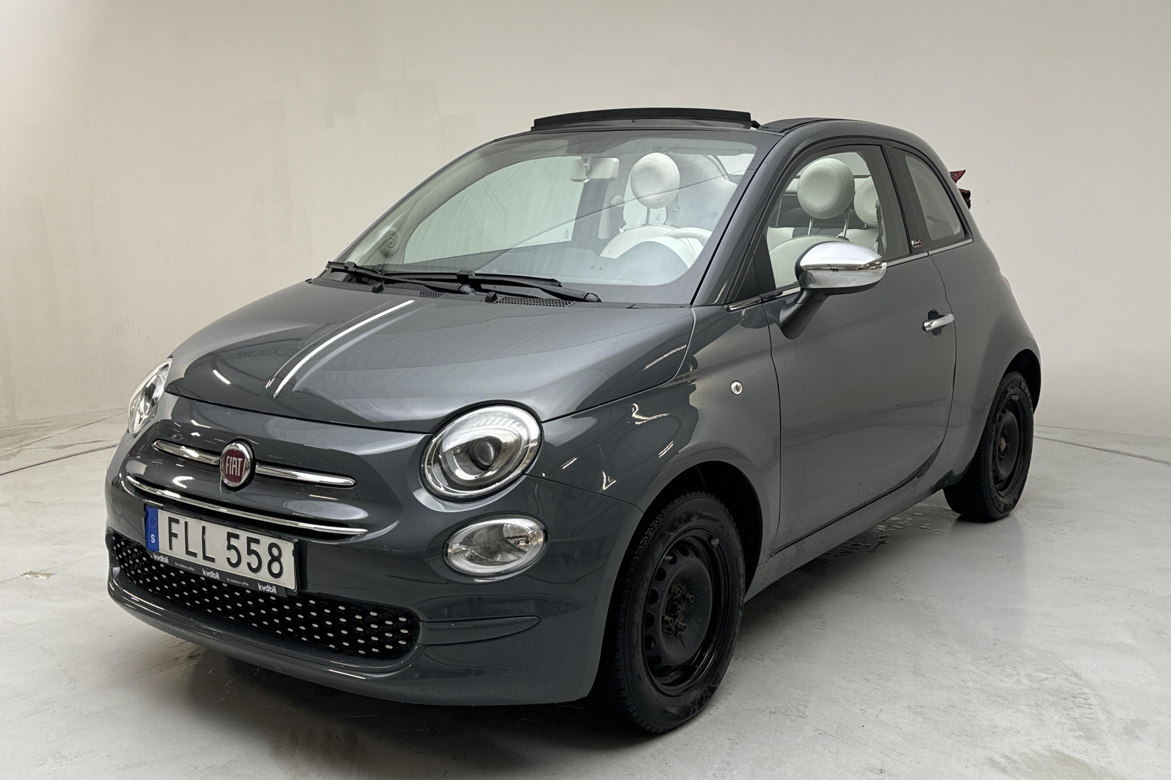 Fiat 500 1.2 (69hk) - 56 490 km - Automatic - gray - 2020