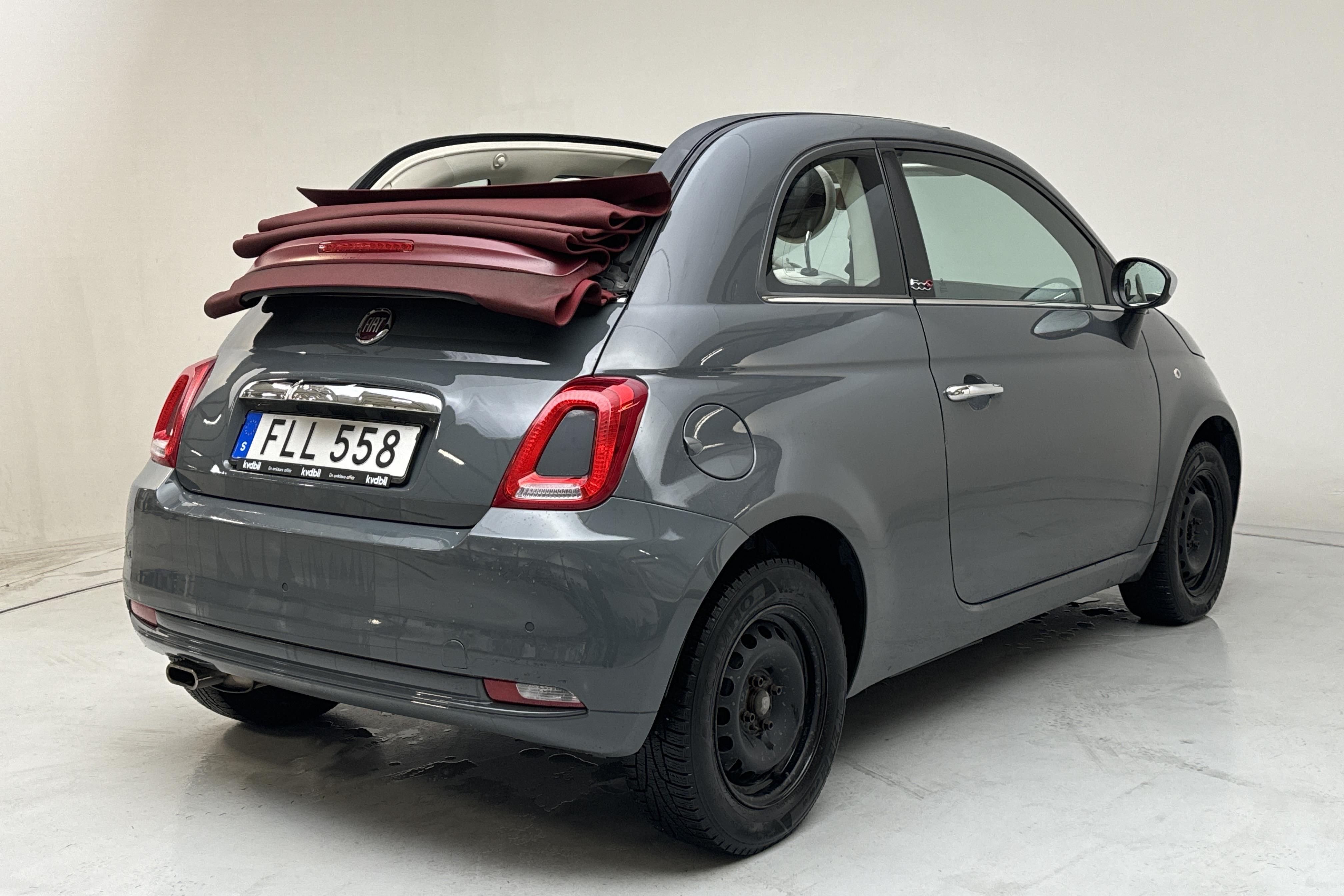 Fiat 500 1.2 (69hk) - 56 490 km - Automatic - gray - 2020