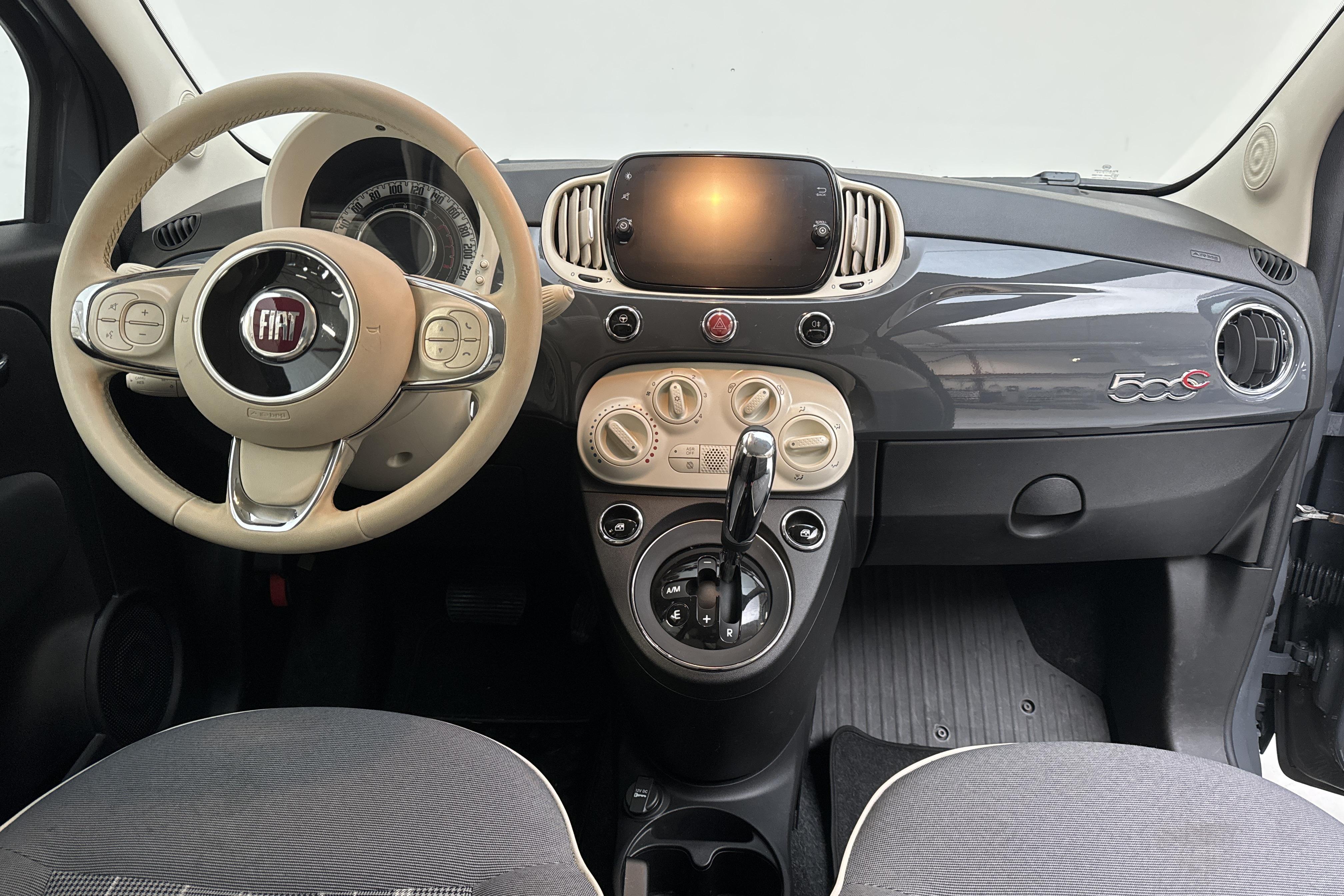 Fiat 500 1.2 (69hk) - 56 490 km - Automatic - gray - 2020