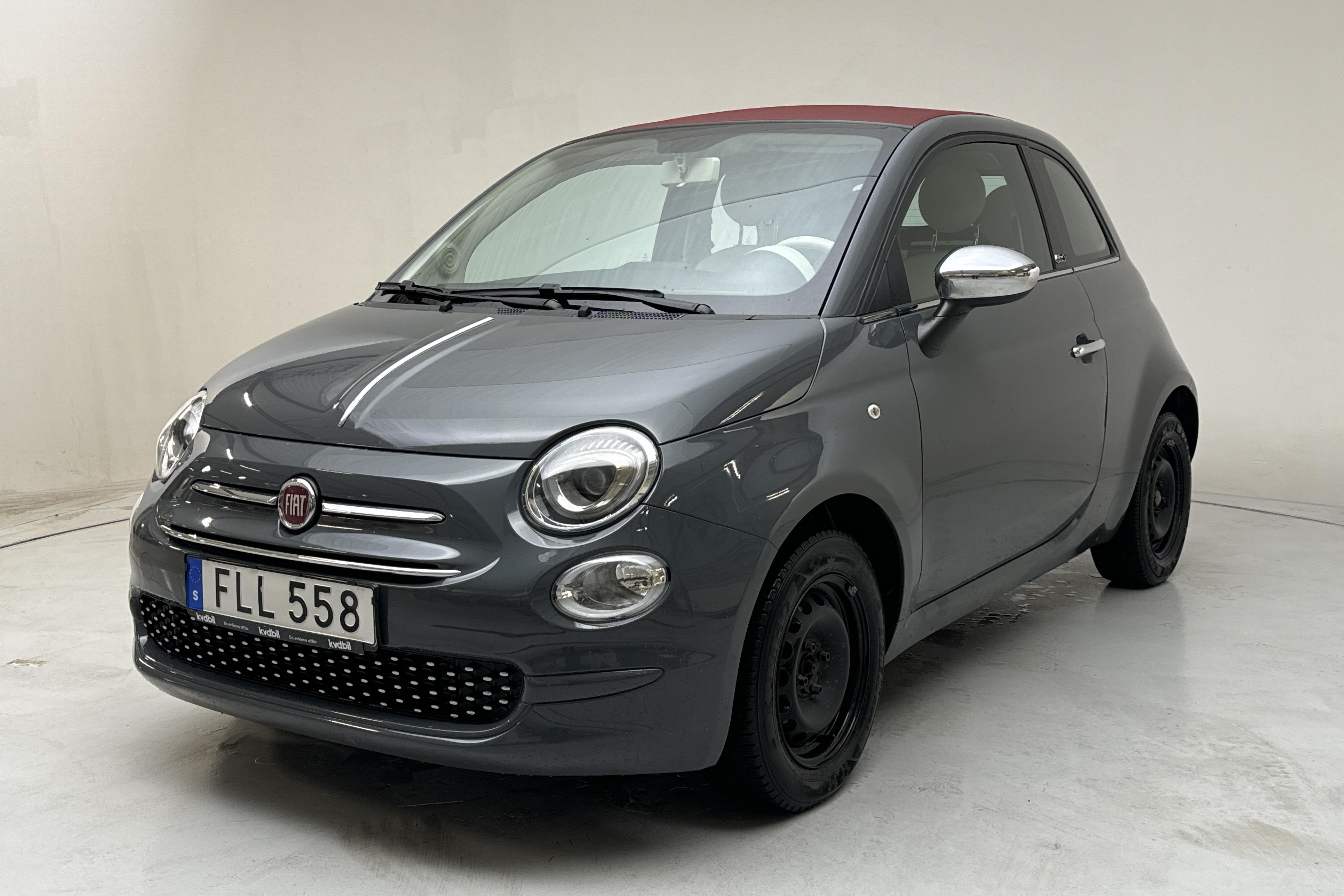 Fiat 500 1.2 (69hk) - 56 490 km - Automatic - gray - 2020