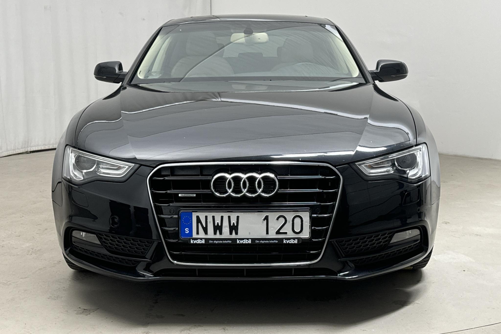 Audi A5 2.0 TFSI Sportback quattro (211hk) - 114 230 km - Manualna - czarny - 2012