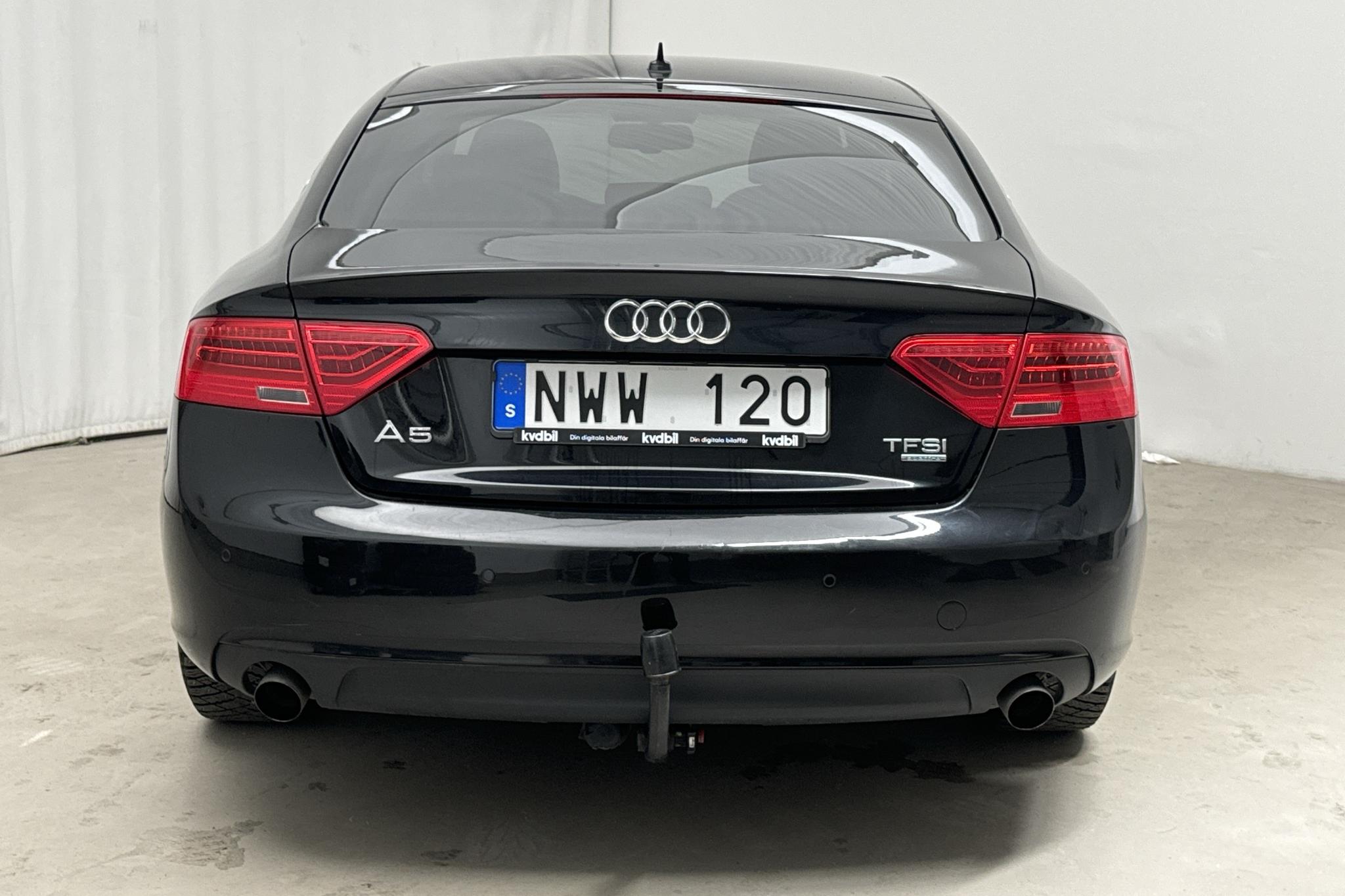 Audi A5 2.0 TFSI Sportback quattro (211hk) - 114 230 km - Manualna - czarny - 2012