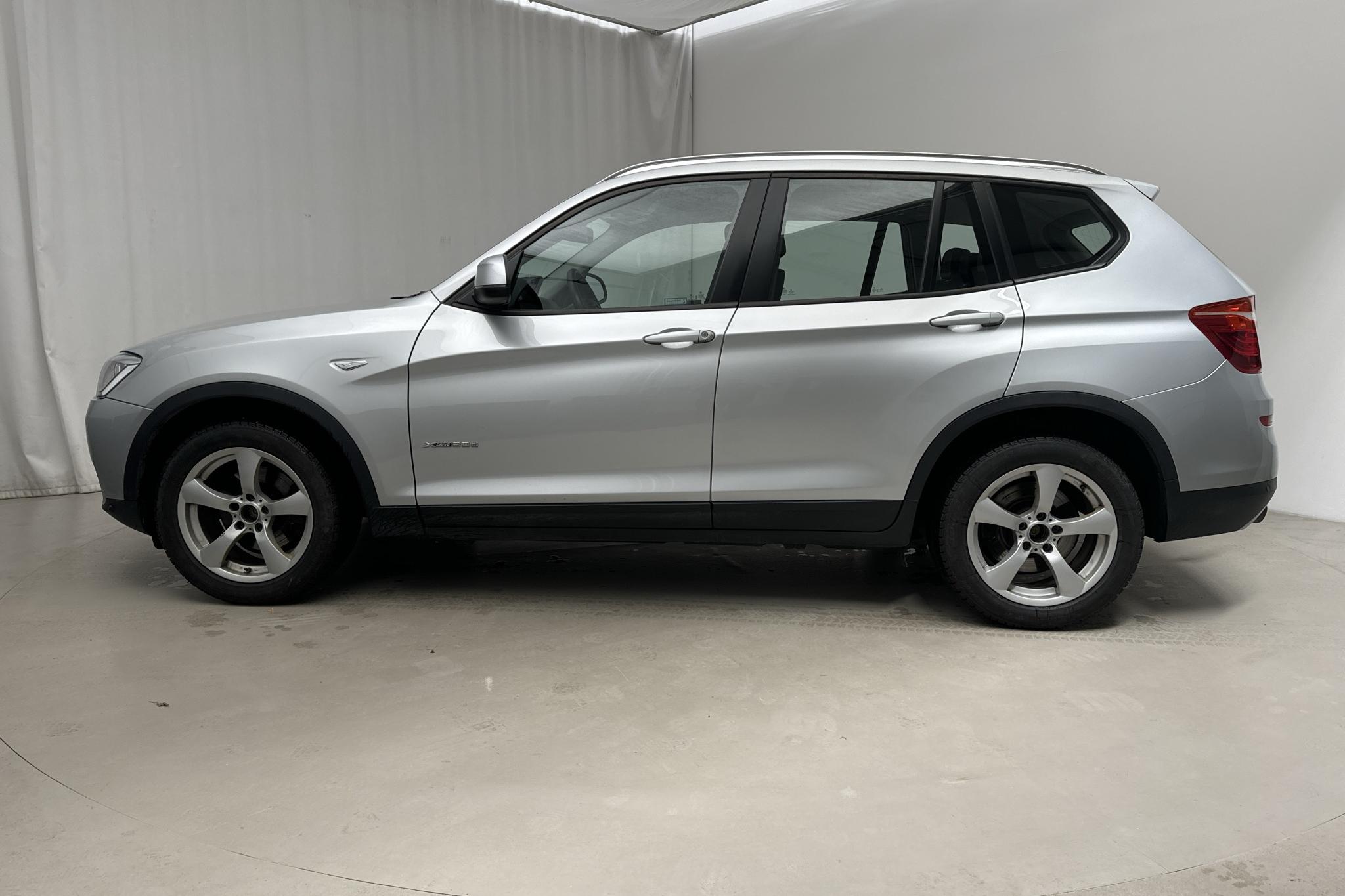 BMW X3 xDrive20d, F25 (190hk) - 98 450 km - Automatic - silver - 2016