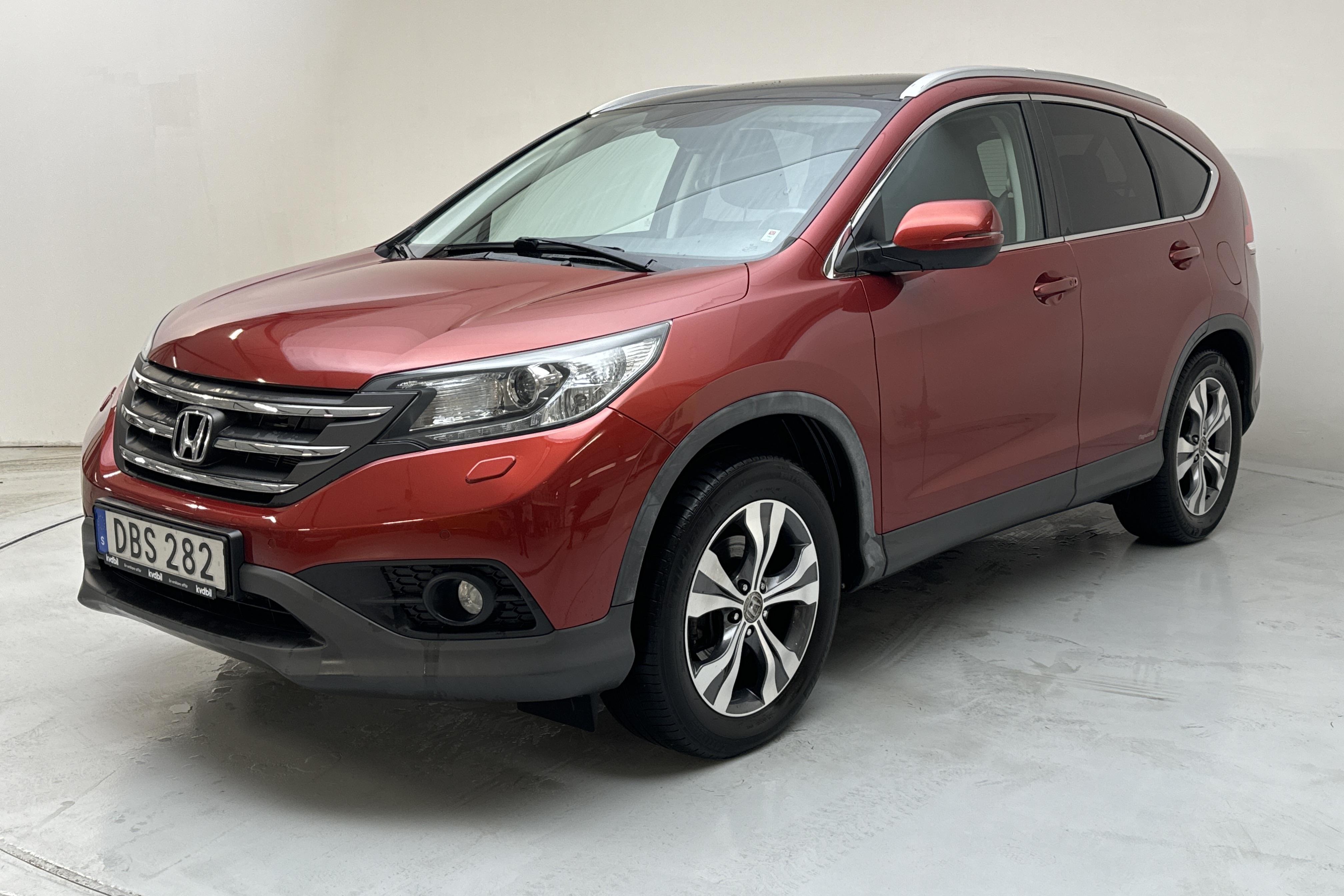 Honda CR-V 2.2 i-DTEC 4WD (150hk) - 88 600 km - Automatyczna - czerwony - 2014