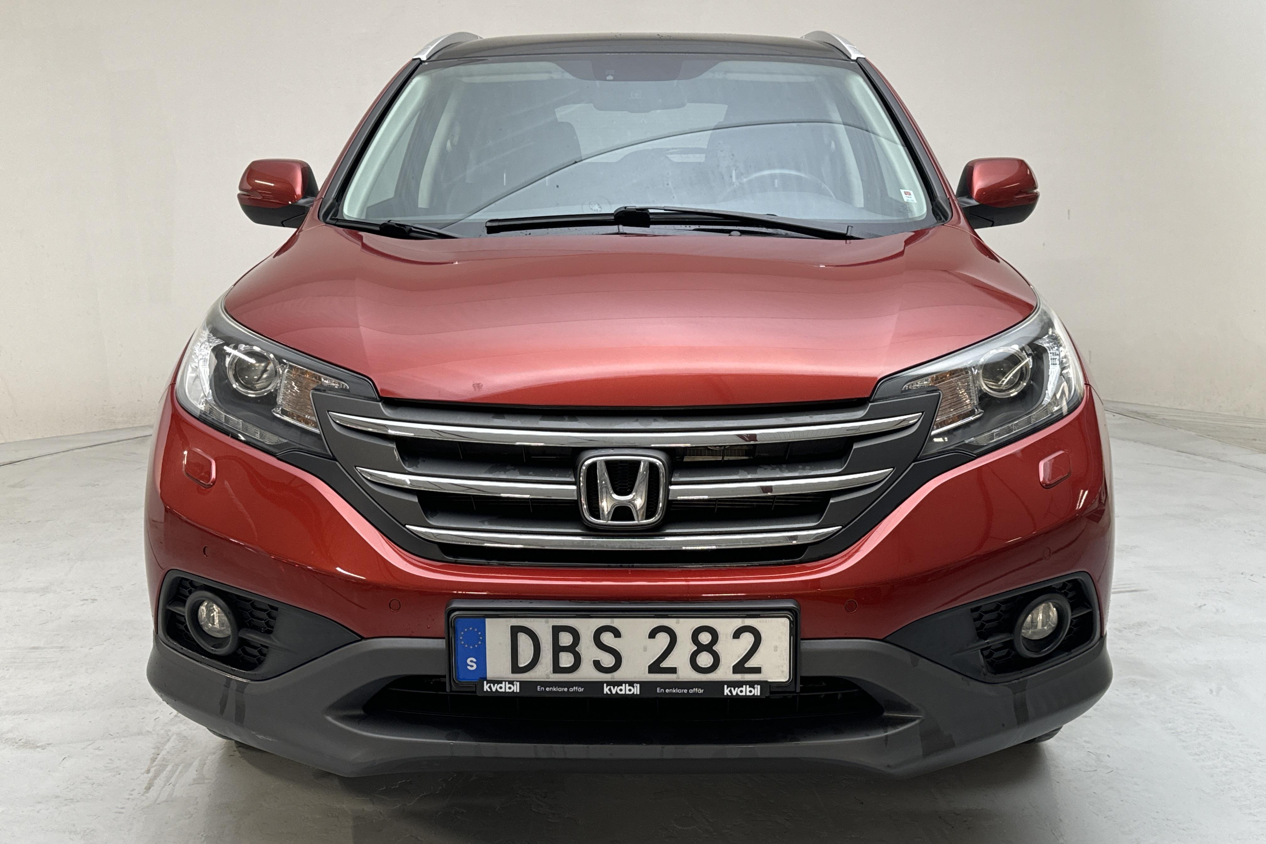 Honda CR-V 2.2 i-DTEC 4WD (150hk) - 88 600 km - Automatyczna - czerwony - 2014