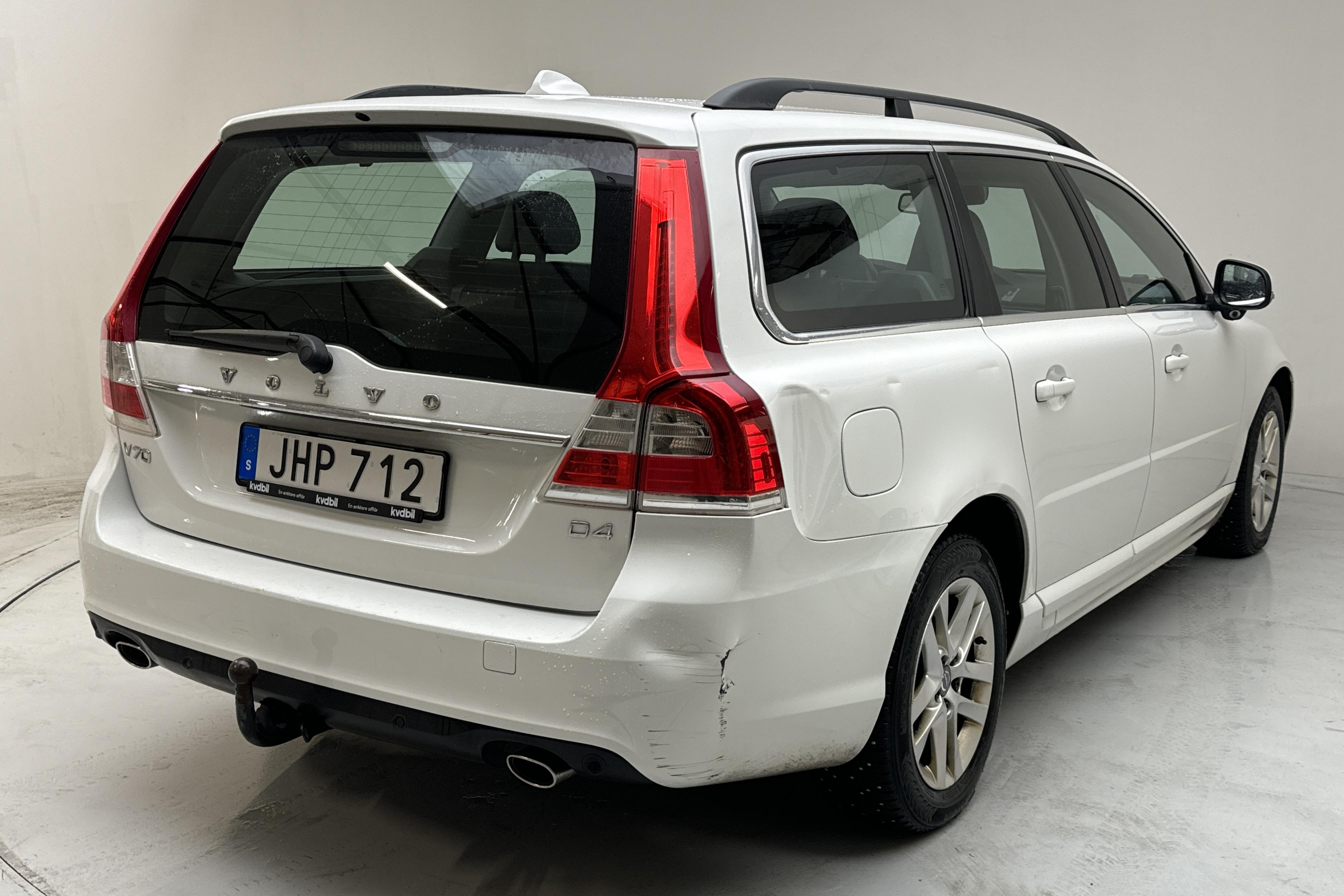 Volvo V70 II D4 (181hk) - 24 630 mil - Automat - vit - 2015