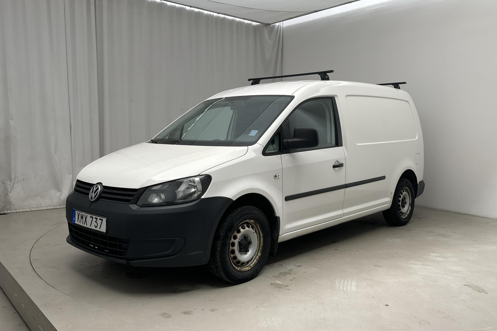 VW Caddy 1.6 TDI Maxi Skåp (102hk) - 164 960 km - Automatyczna - biały - 2014