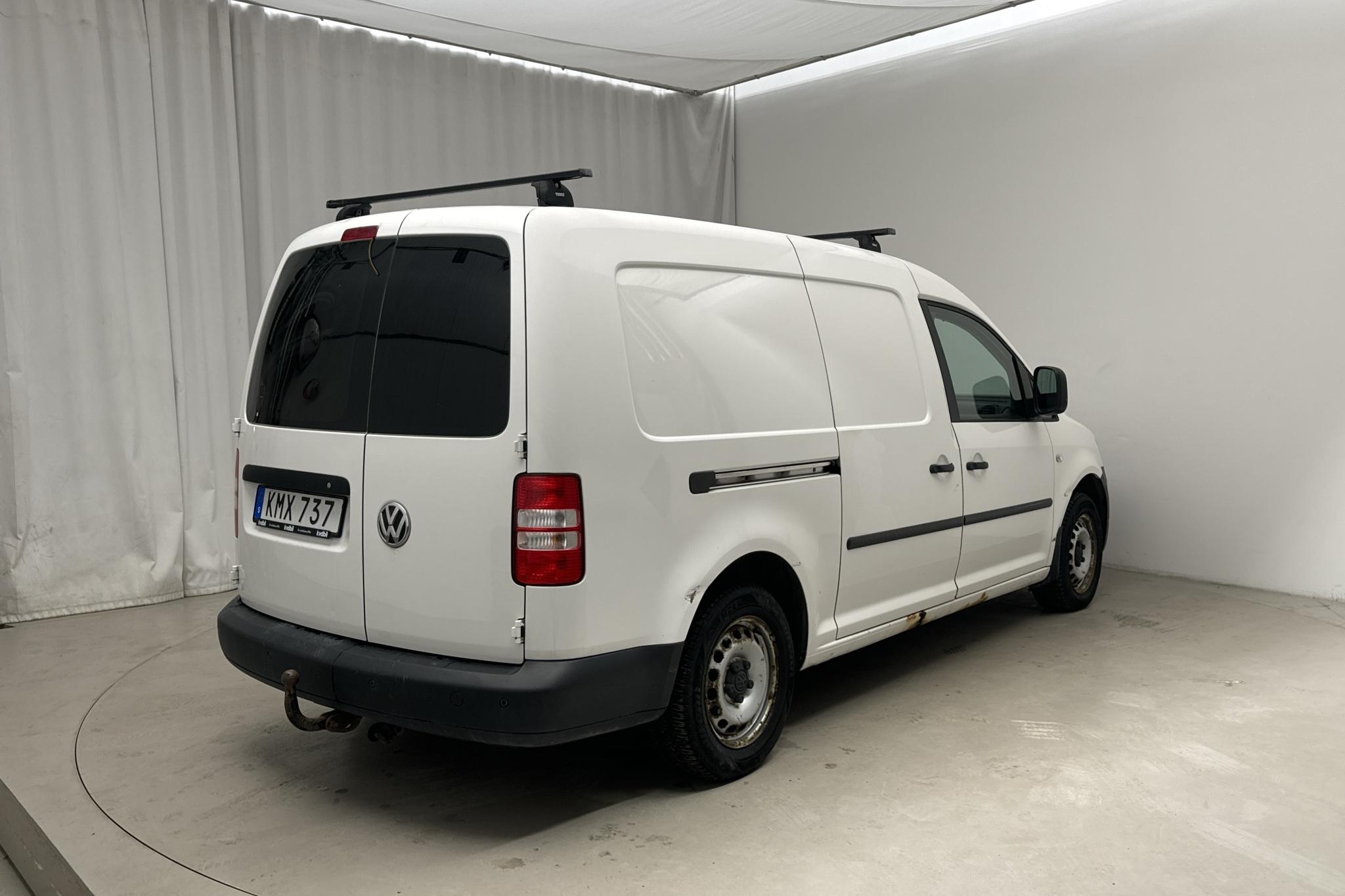 VW Caddy 1.6 TDI Maxi Skåp (102hk) - 164 960 km - Automatyczna - biały - 2014