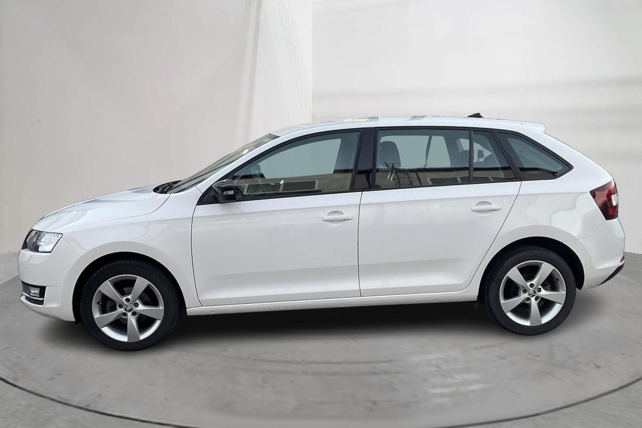 Skoda Rapid 1.4 TDI Spaceback (90hk) - 51 120 km - Manual - white - 2018