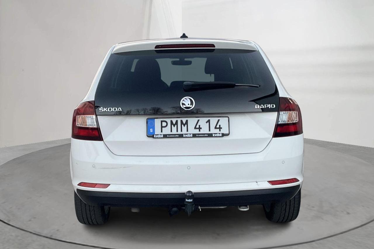 Skoda Rapid 1.4 TDI Spaceback (90hk) - 51 120 km - Manual - white - 2018