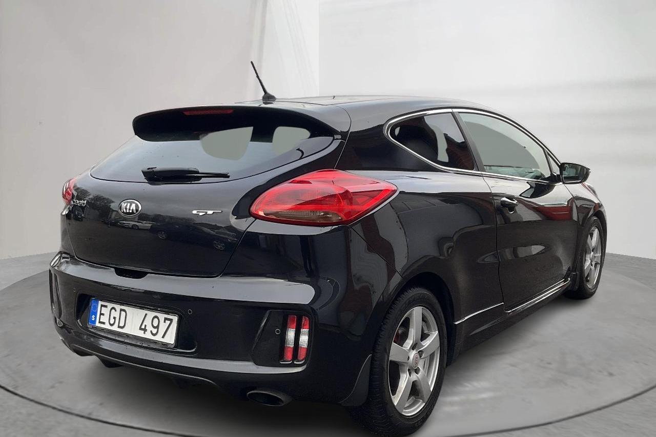 KIA PRO_Cee'd GT 1.6 3dr (204hk) - 131 100 km - Käsitsi - must - 2014