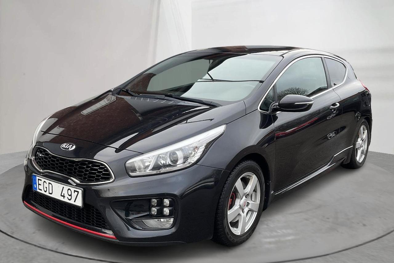 KIA PRO_Cee'd GT 1.6 3dr (204hk) - 131 100 km - Käsitsi - must - 2014