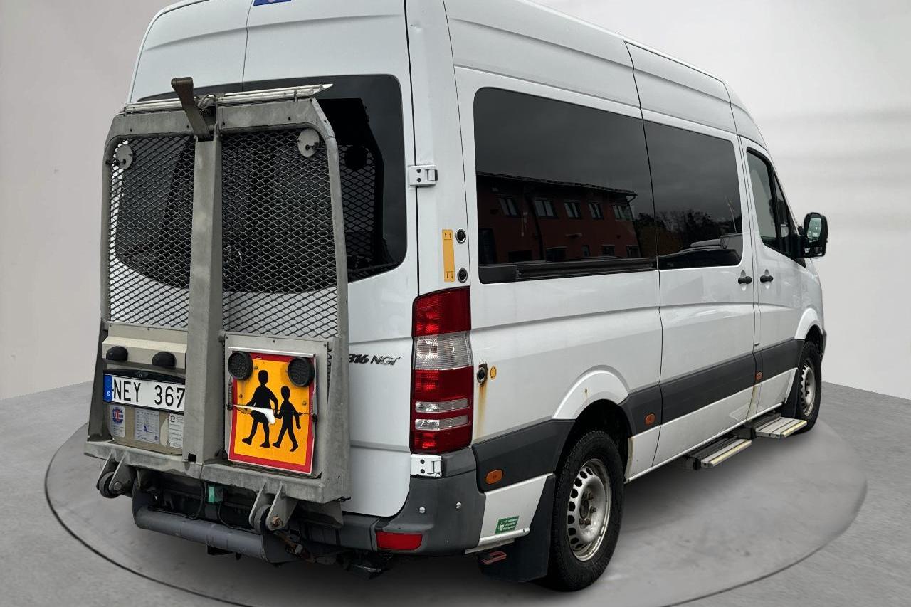 Mercedes Sprinter 316 NGT (155hk) - 19 583 mil - Automat - vit - 2013