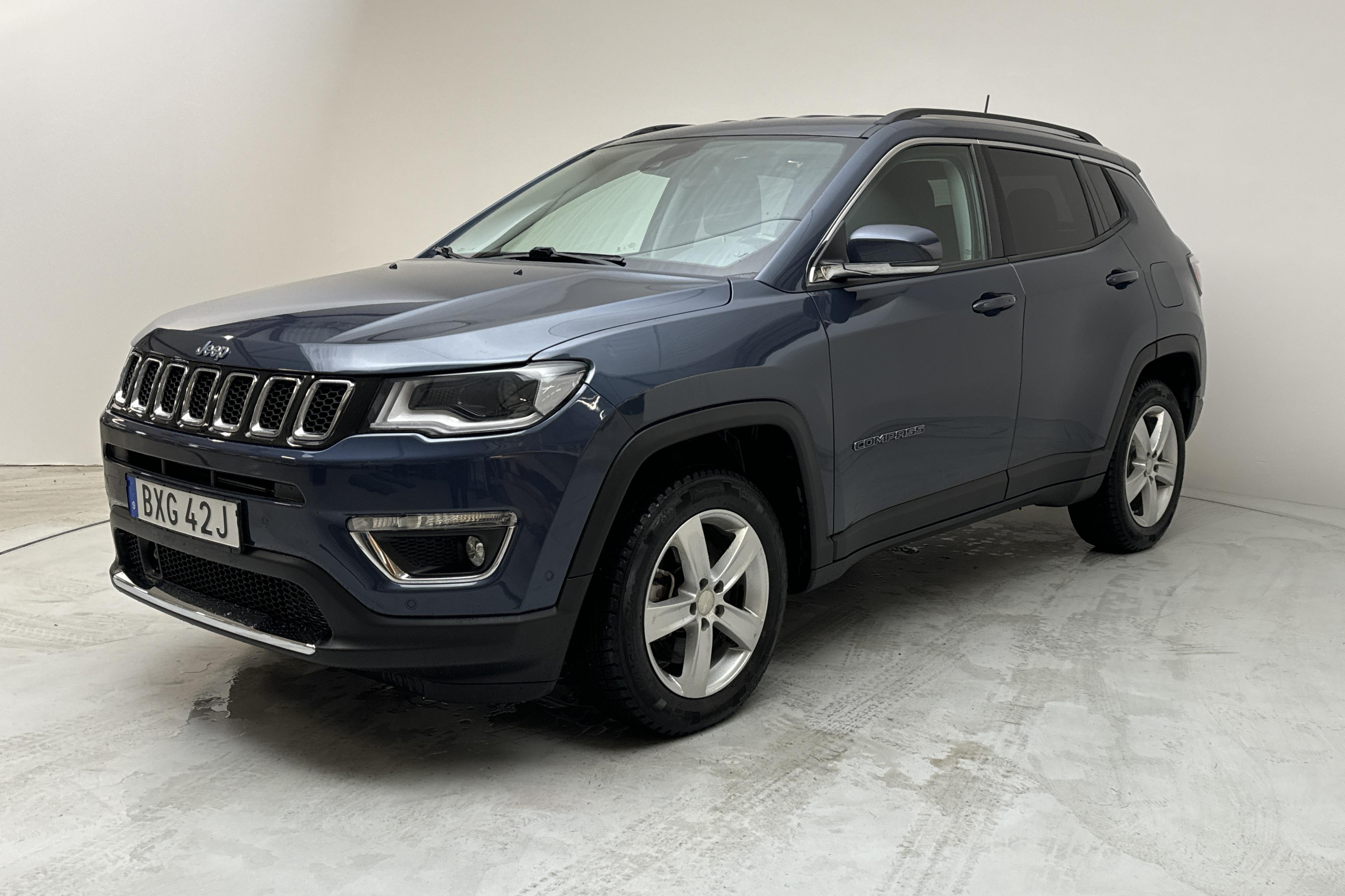 Jeep Compass 1.3 PHEV 4WD (190hk) - 7 810 mil - Automat - blå - 2020