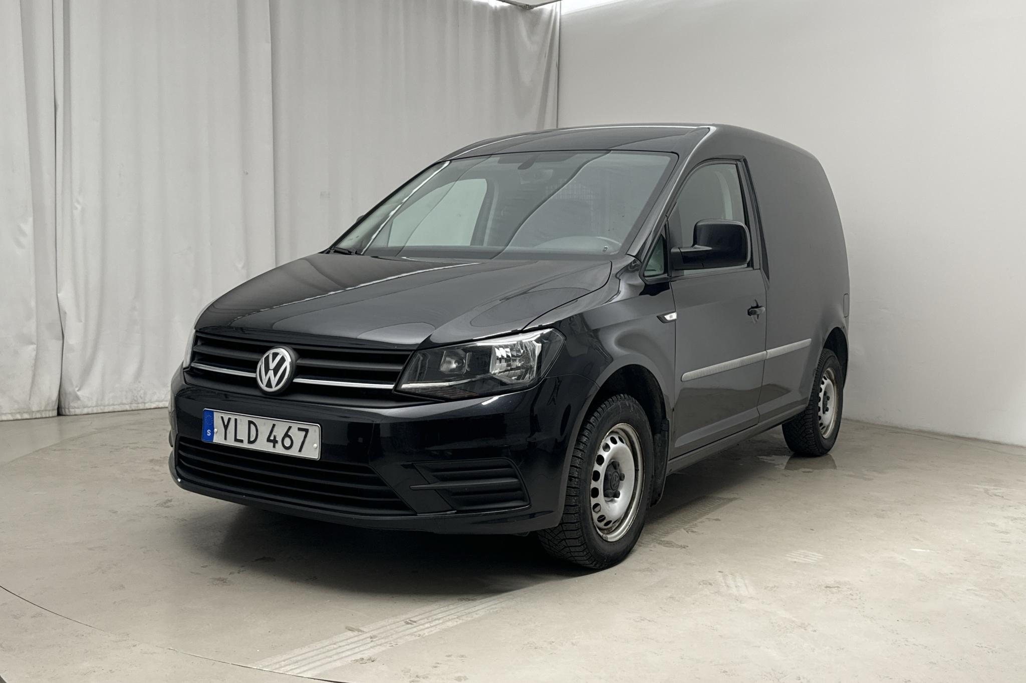 VW Caddy 2.0 TDI Skåp (102hk) - 110 710 km - Automatic - black - 2017