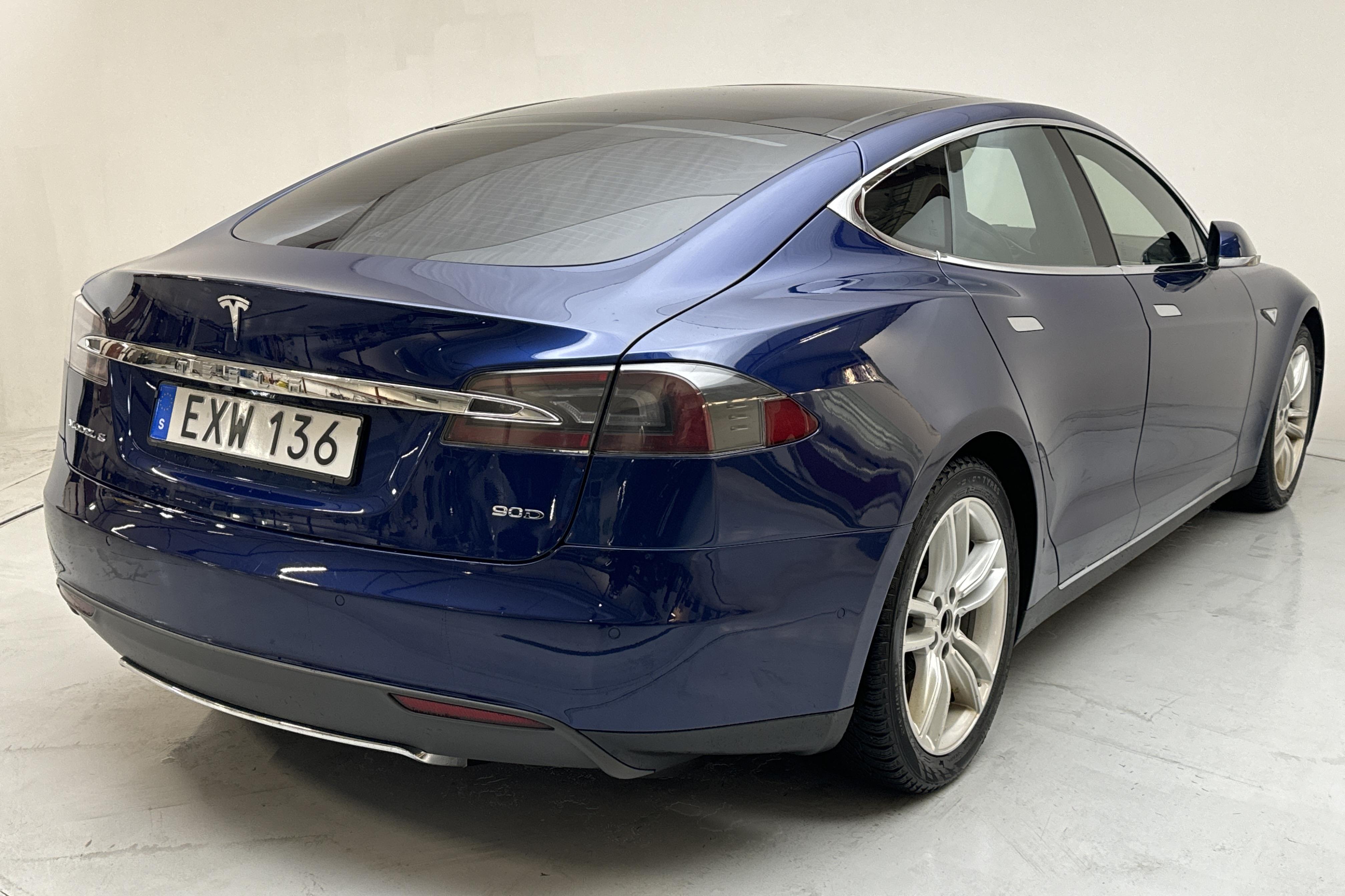 Tesla Model S 90D - 18 290 mil - Automat - blå - 2016