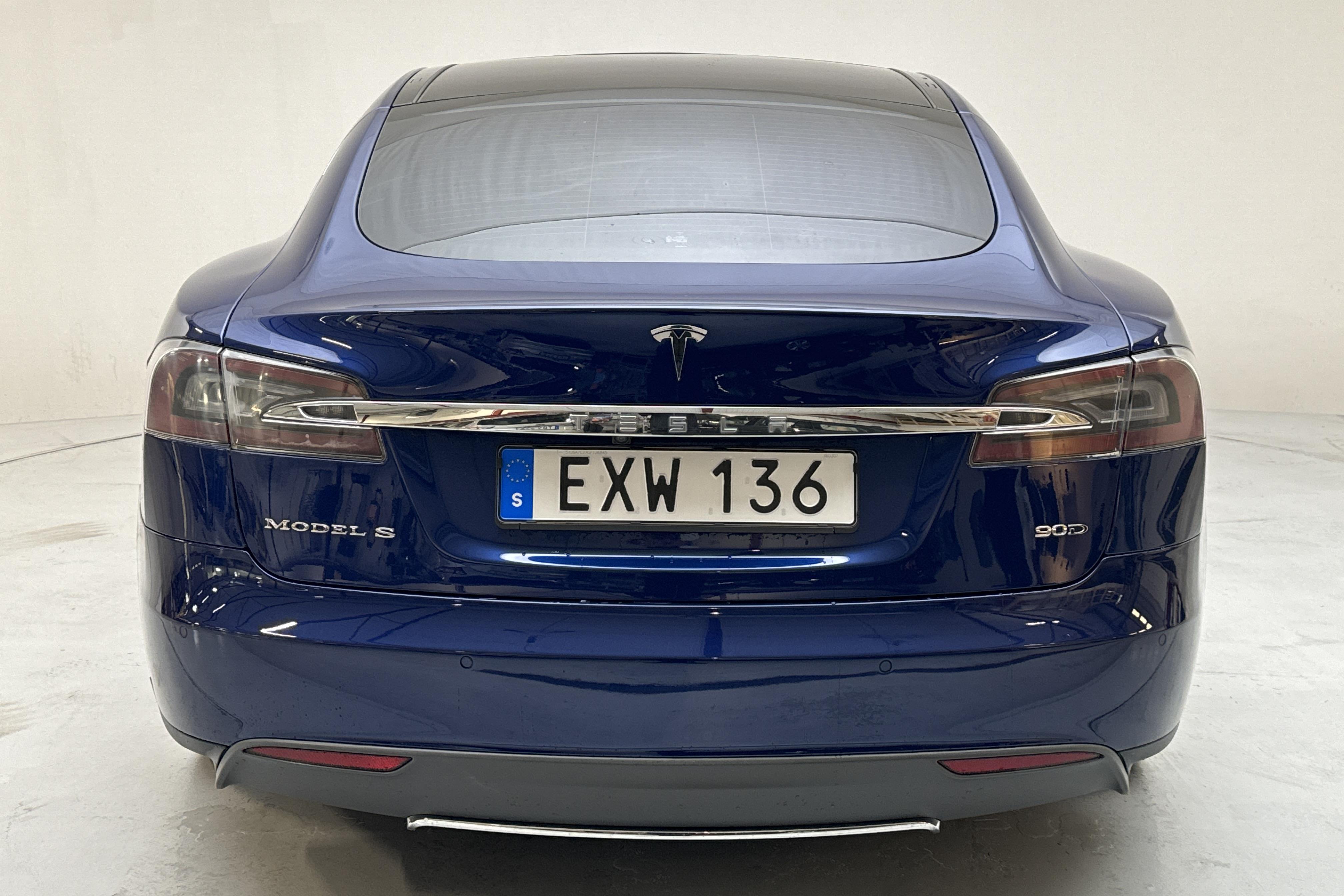 Tesla Model S 90D - 18 290 mil - Automat - blå - 2016