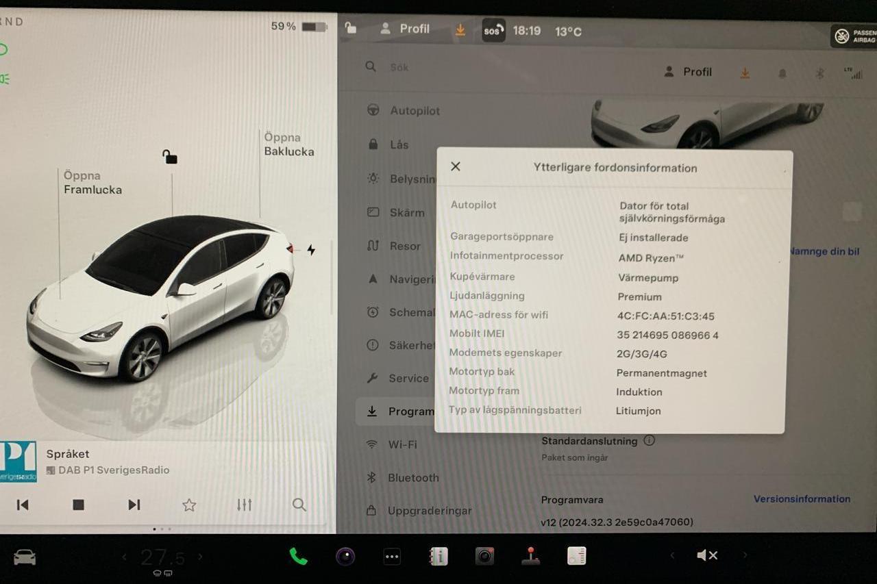 Tesla Model Y Long Range Dual Motor AWD - 45 830 km - Automatyczna - biały - 2022