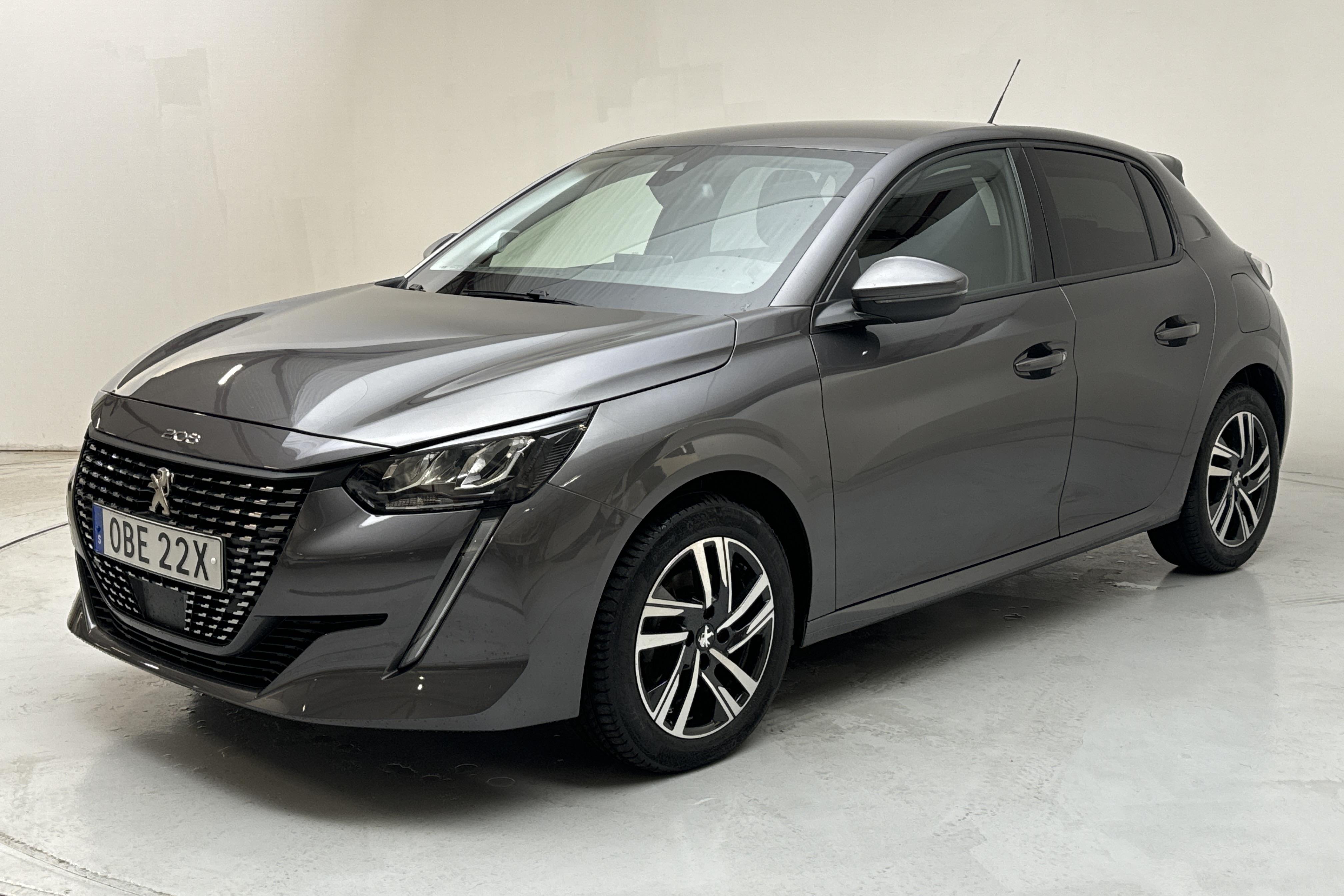 Peugeot 208 1.2 PureTech 5dr (100hk) - 44 530 km - Automatic - gray - 2021