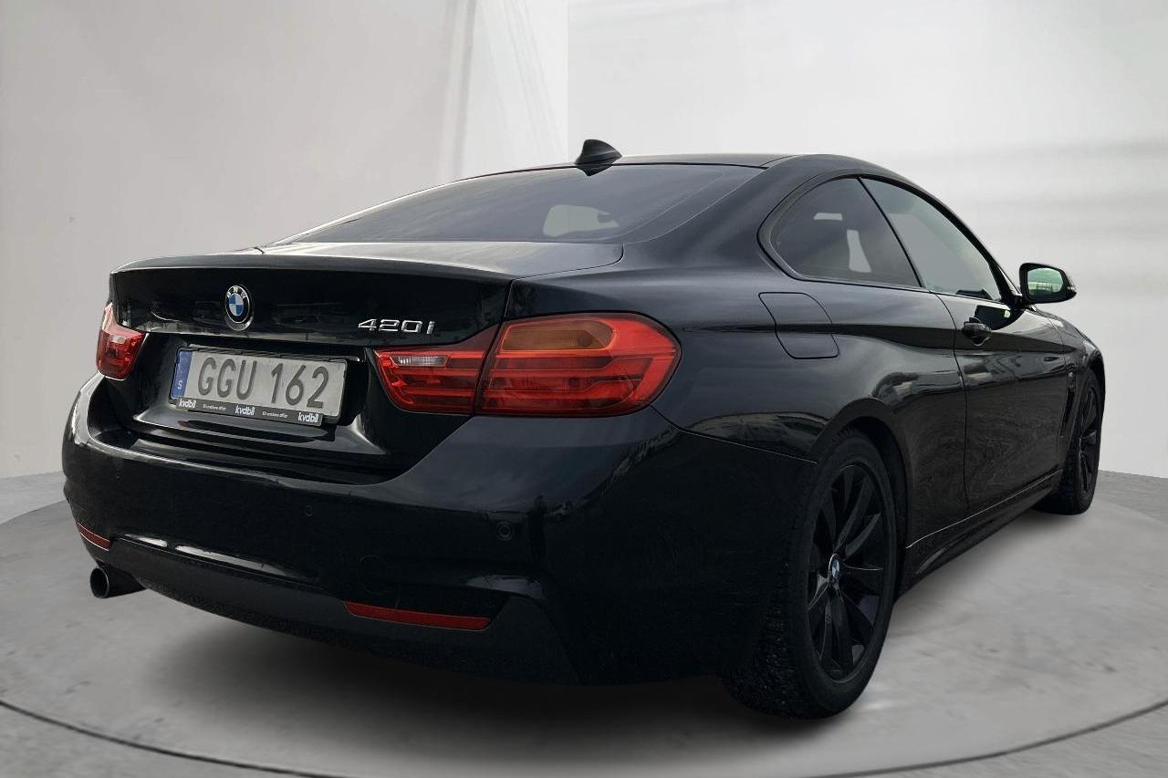 BMW 420i Coupé, F32 (184hk) - 117 800 km - Automatic - black - 2014