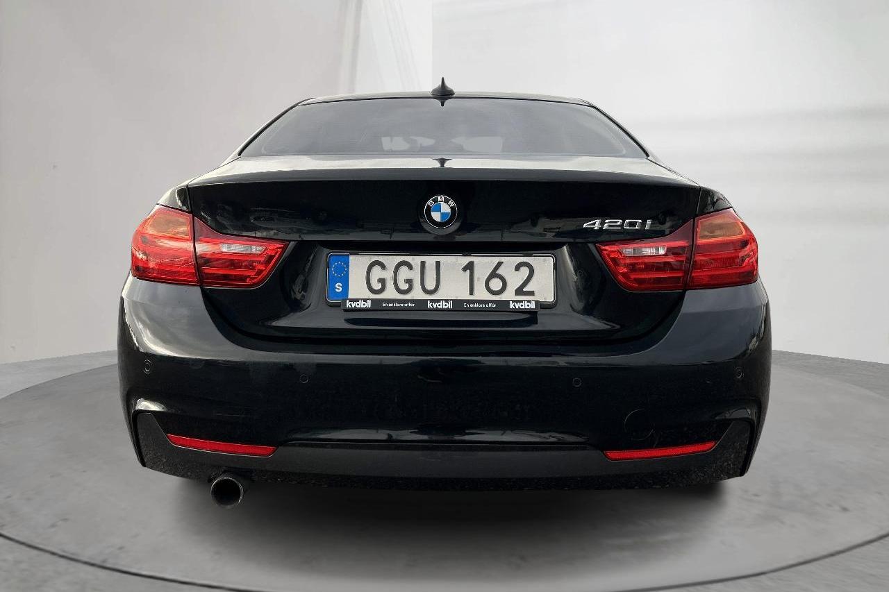 BMW 420i Coupé, F32 (184hk) - 117 800 km - Automatic - black - 2014