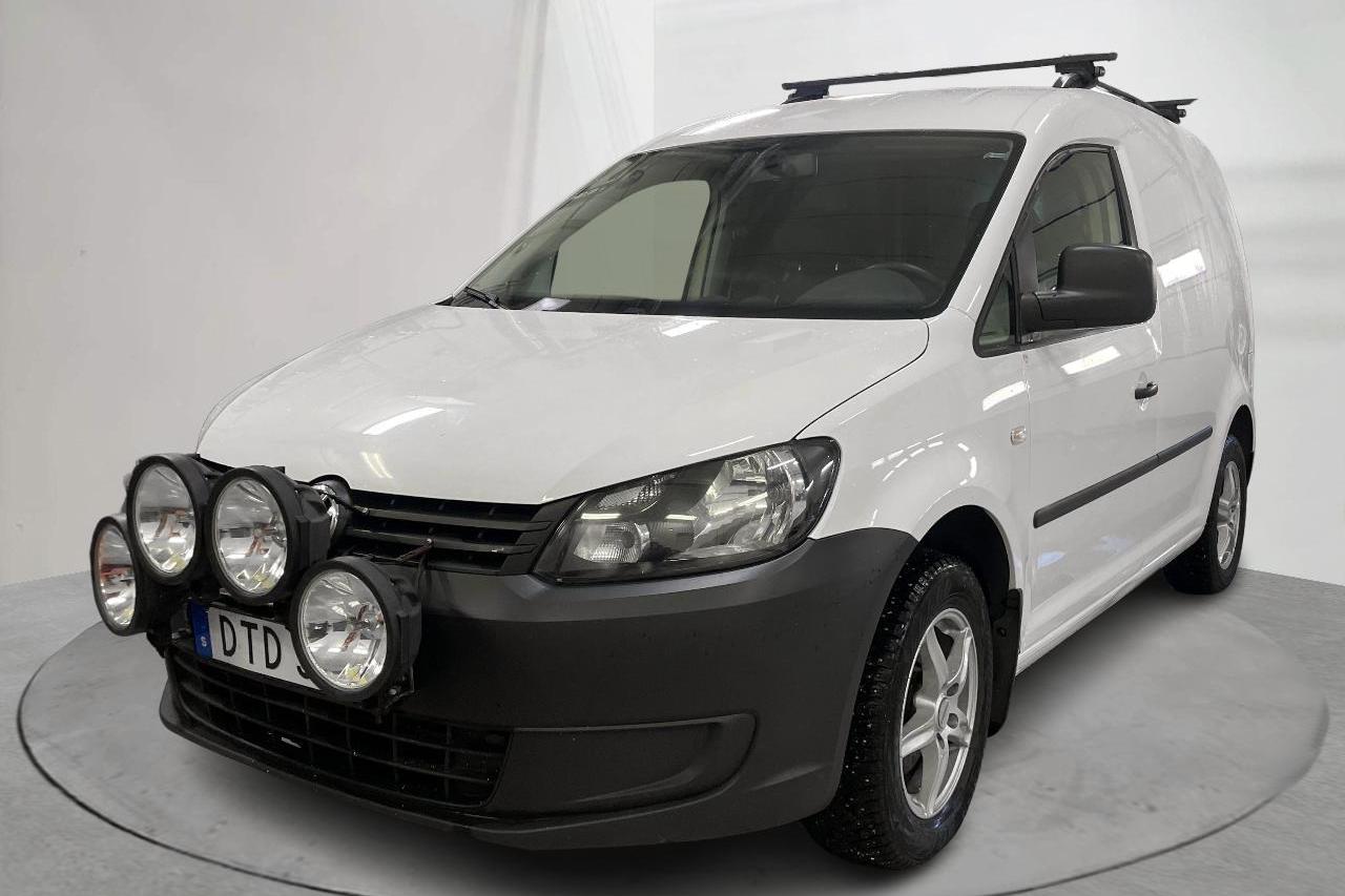 VW Caddy 1.6 TDI Skåp (75hk) - 88 020 km - Manualna - biały - 2015