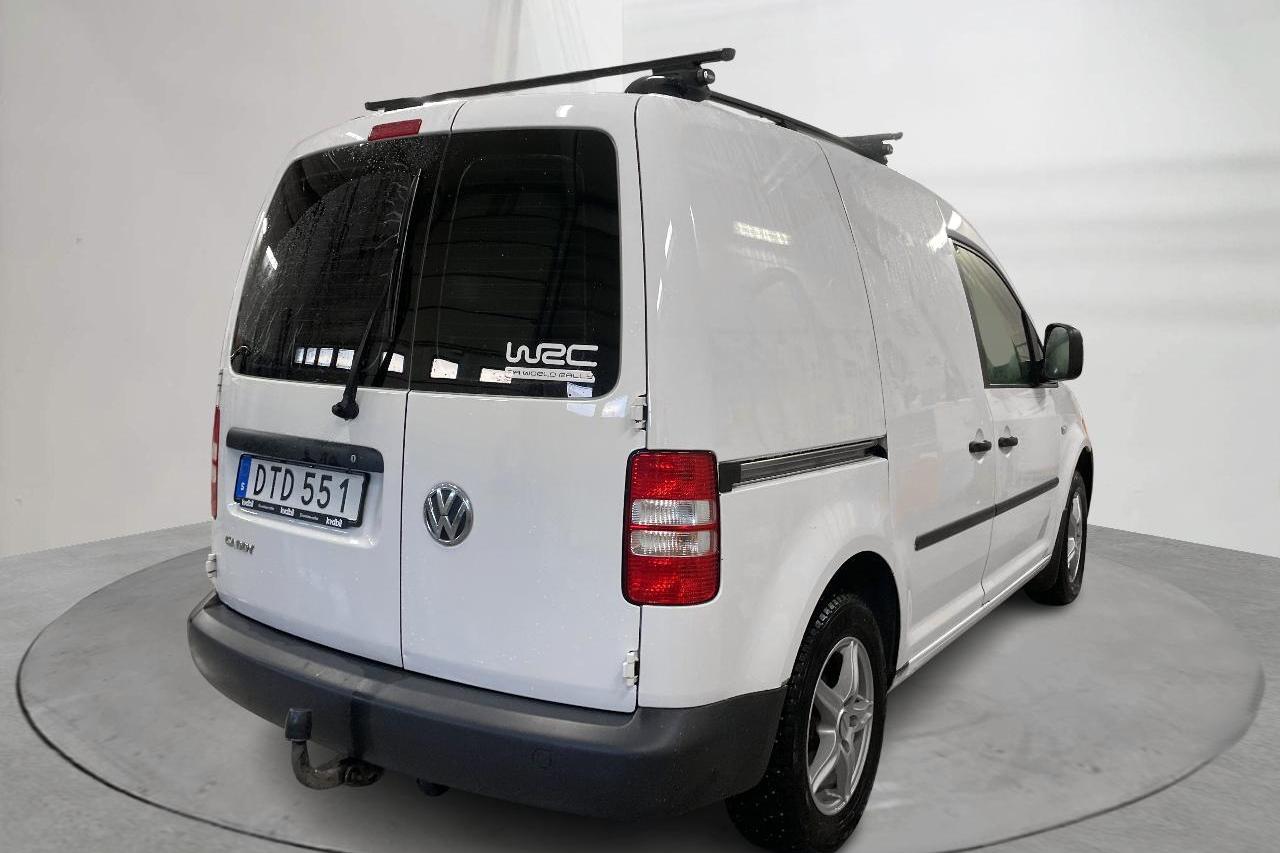 VW Caddy 1.6 TDI Skåp (75hk) - 88 020 km - Manualna - biały - 2015