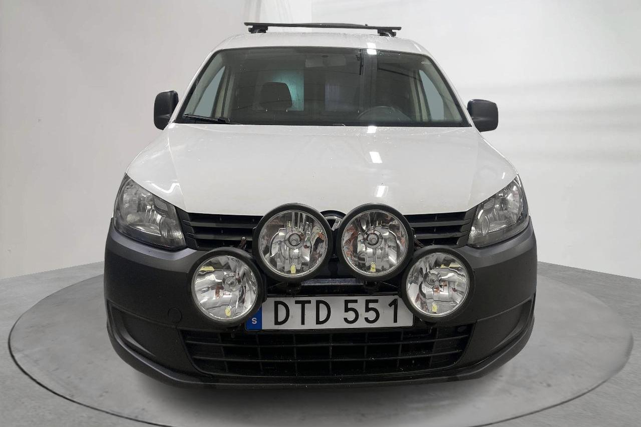 VW Caddy 1.6 TDI Skåp (75hk) - 88 020 km - Manualna - biały - 2015