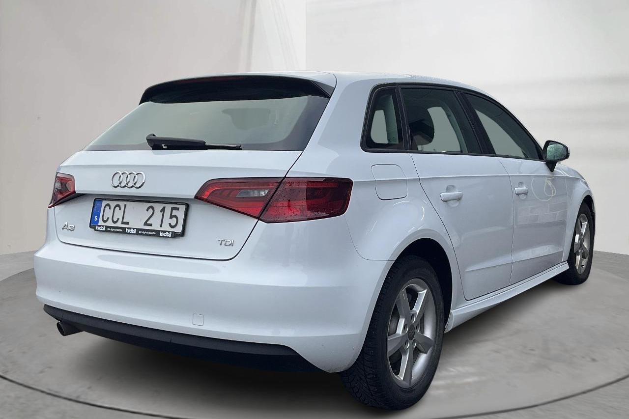 Audi A3 1.6 TDI Ultra Sportback (110hk) - 166 160 km - Manualna - biały - 2014